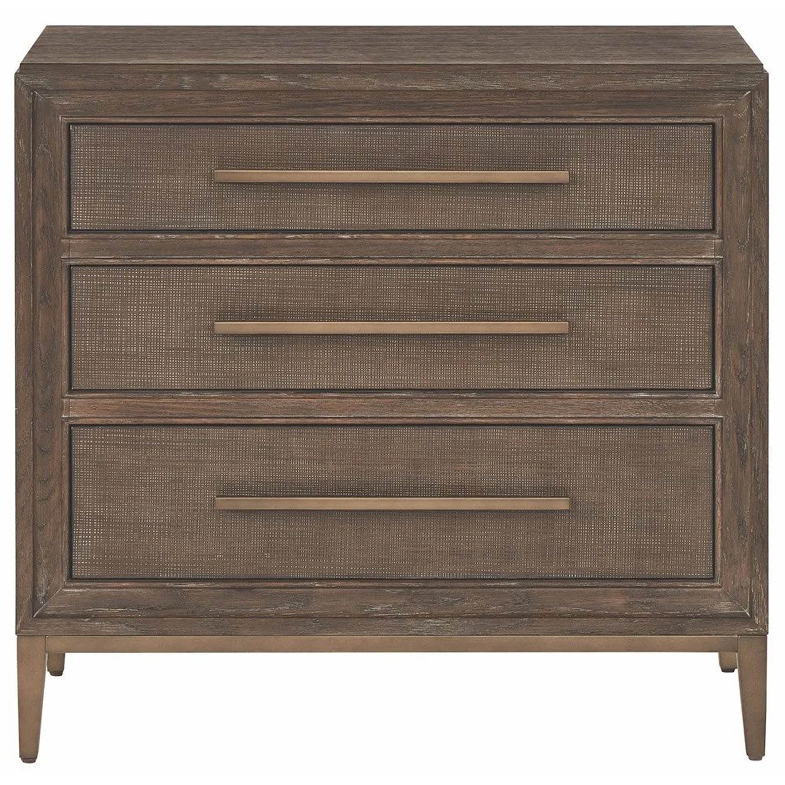 Montclair 3 Drawer Nightstand, Cocoa - Image 2