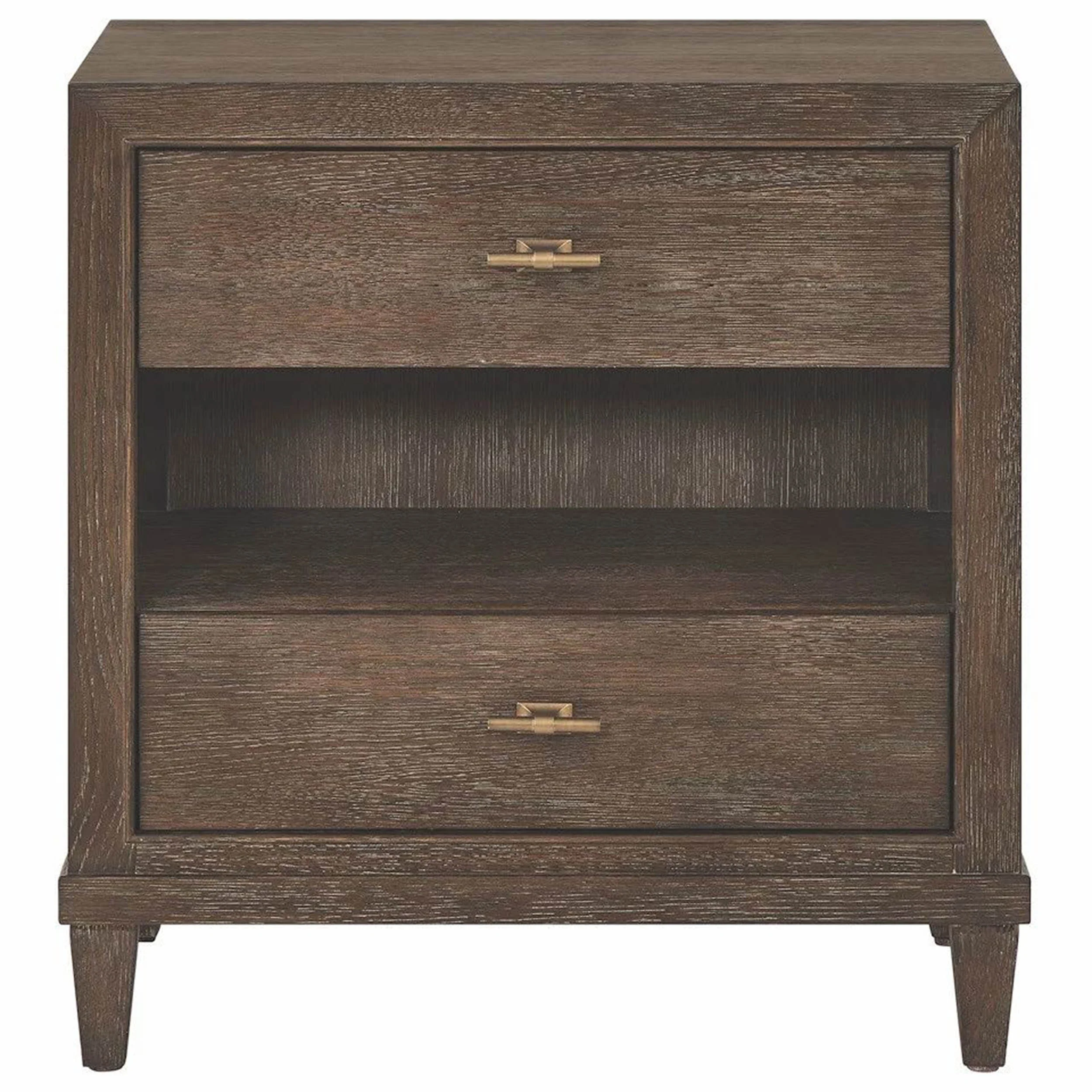 Montclair Cocoa 2 Drawer Nightstand, Cocoa - Image 2
