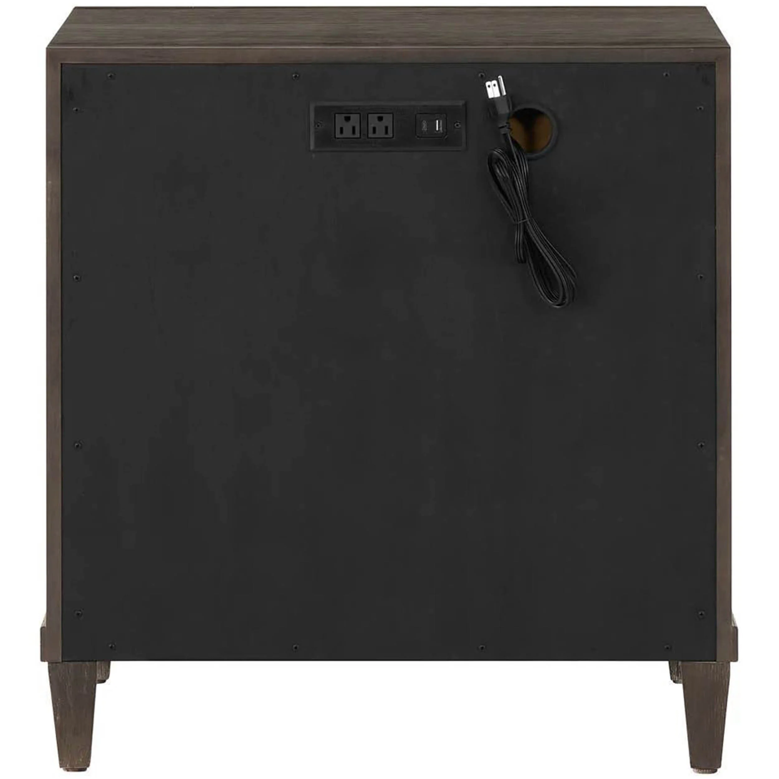 Montclair Cocoa 2 Drawer Nightstand, Cocoa - Image 3