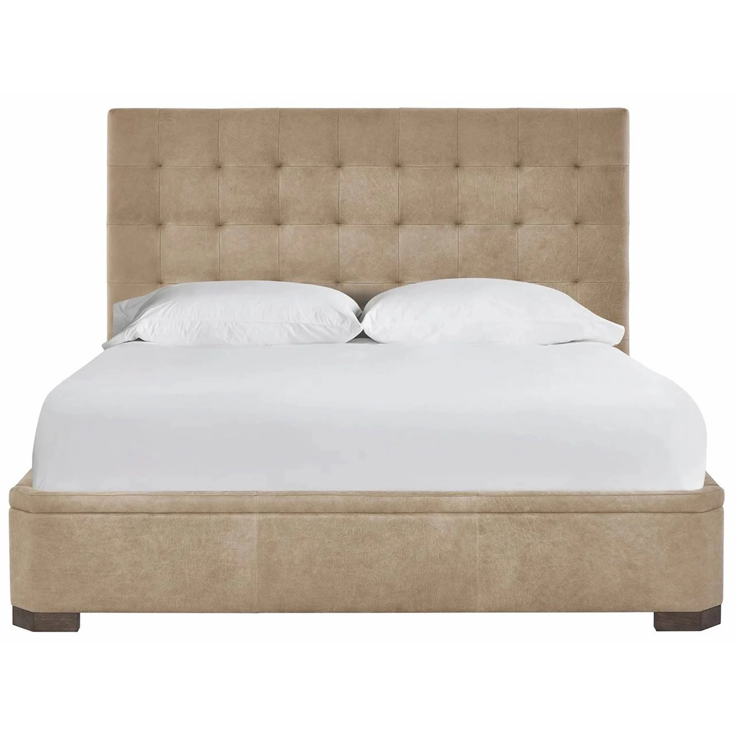 Montclair Leather Upholstered Bed, Vail Toffee - Image 2
