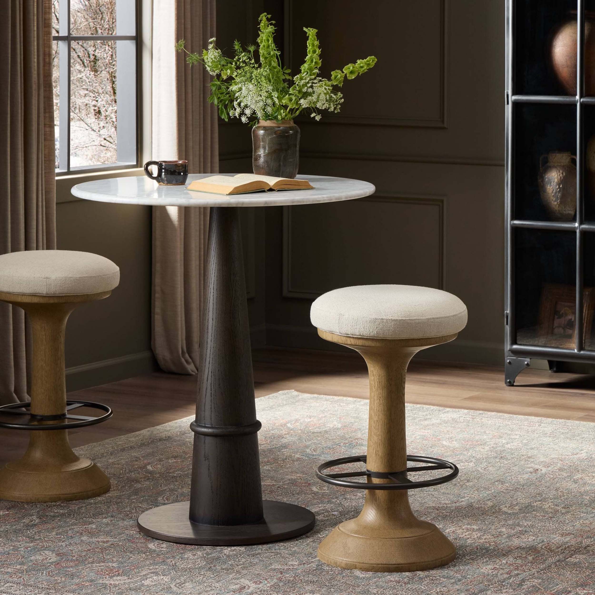 Montclair Stool, Antwerp Natural by Four Hands - Image 5
