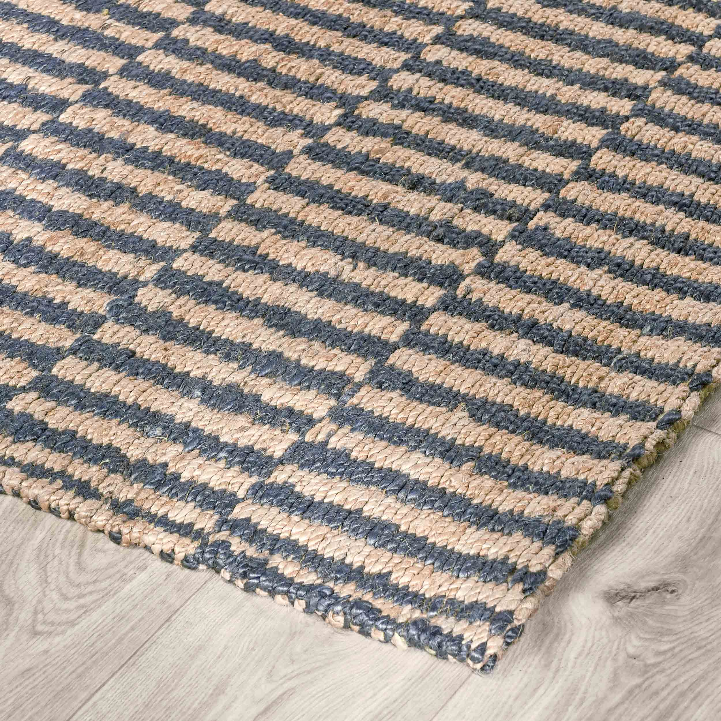 Monterey Jute Rug, Blue/Natural - Image 2