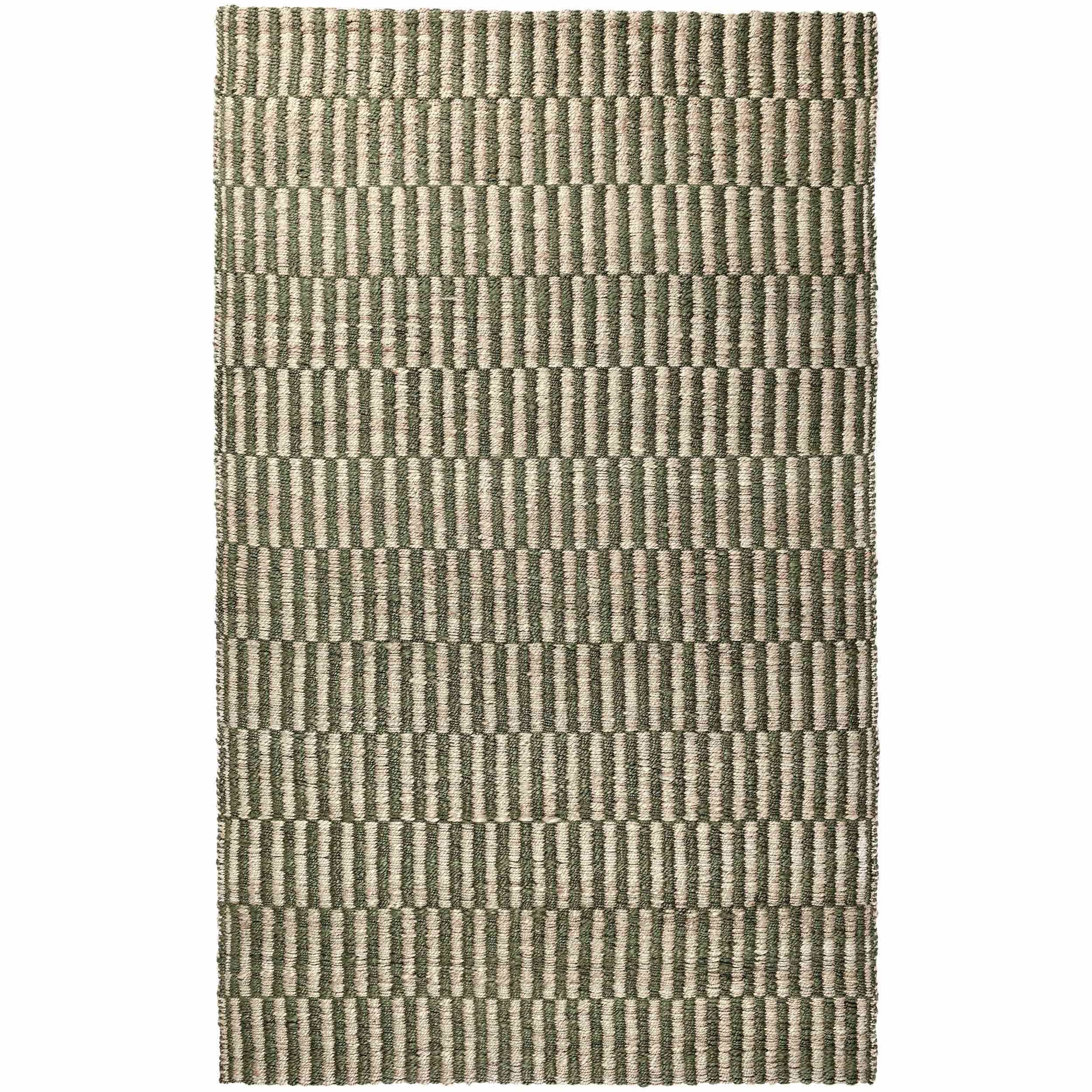 Monterey Jute Rug, Green Natural