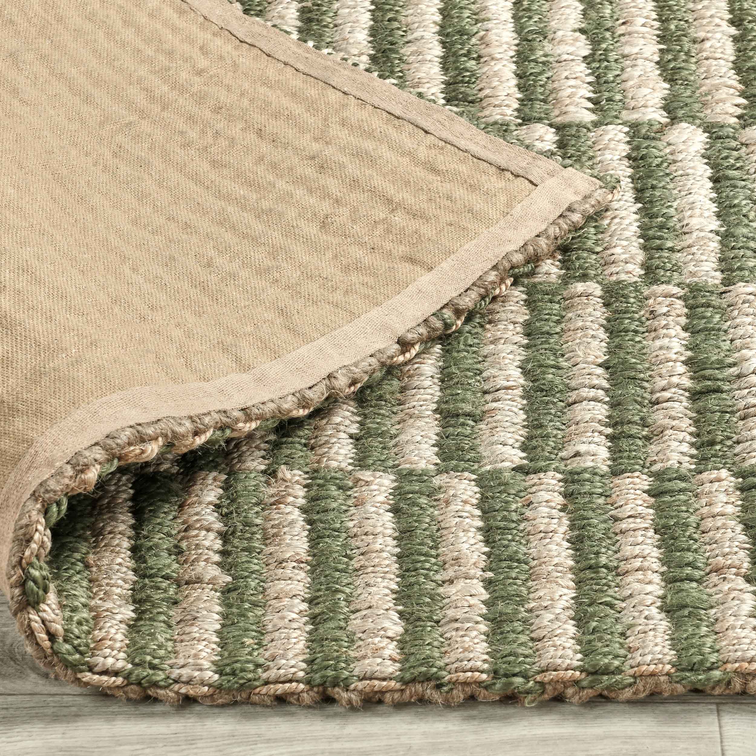 Monterey Jute Rug, Green Natural - Image 3