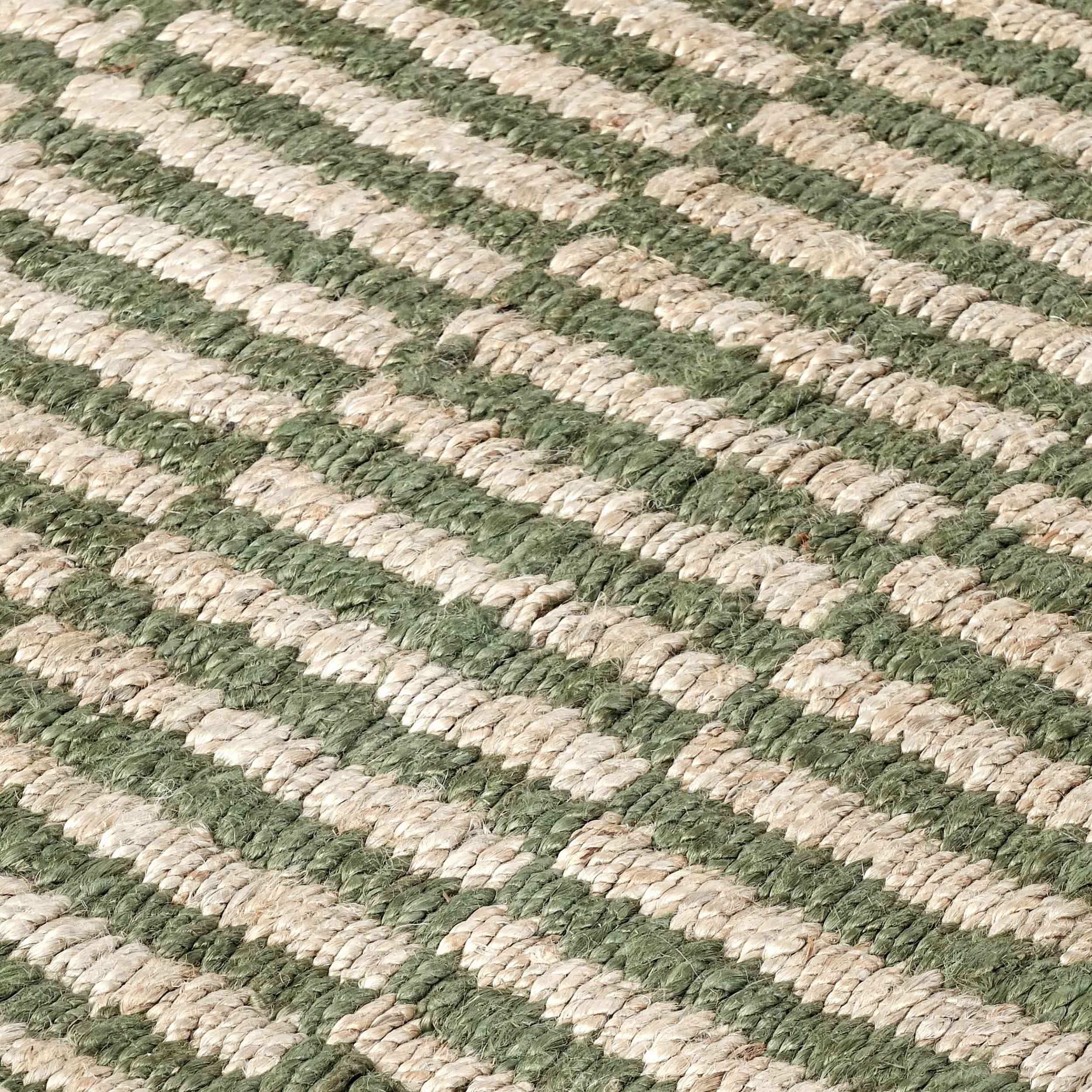Monterey Jute Rug, Green Natural - Image 4