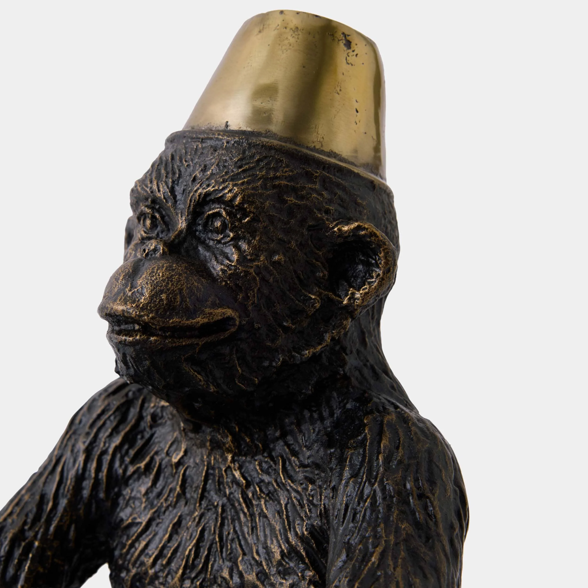 Monyet Candle Holder, Bronze - Image 4