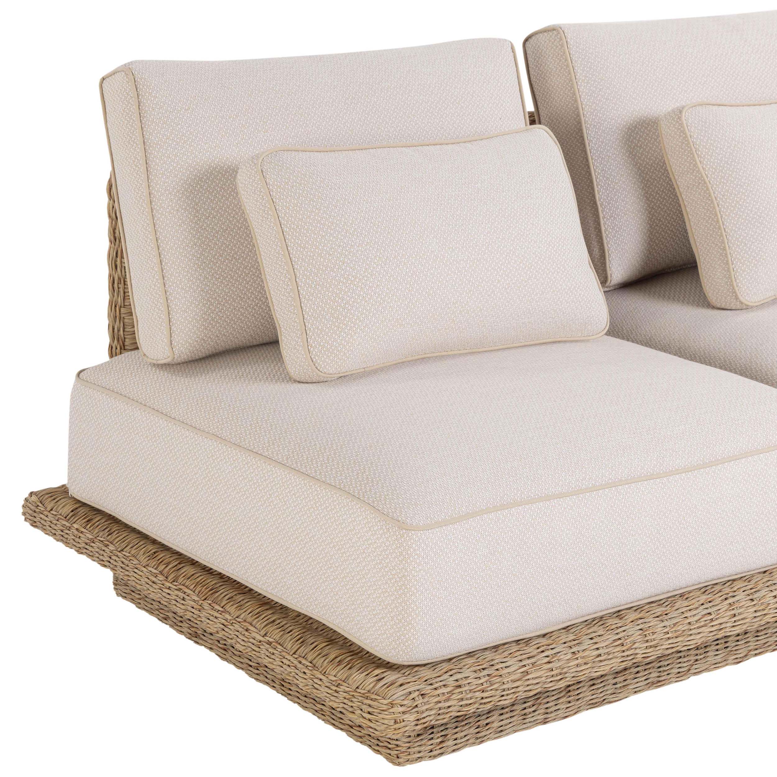 Mora Outdoor Sofa, Cream - Image 10