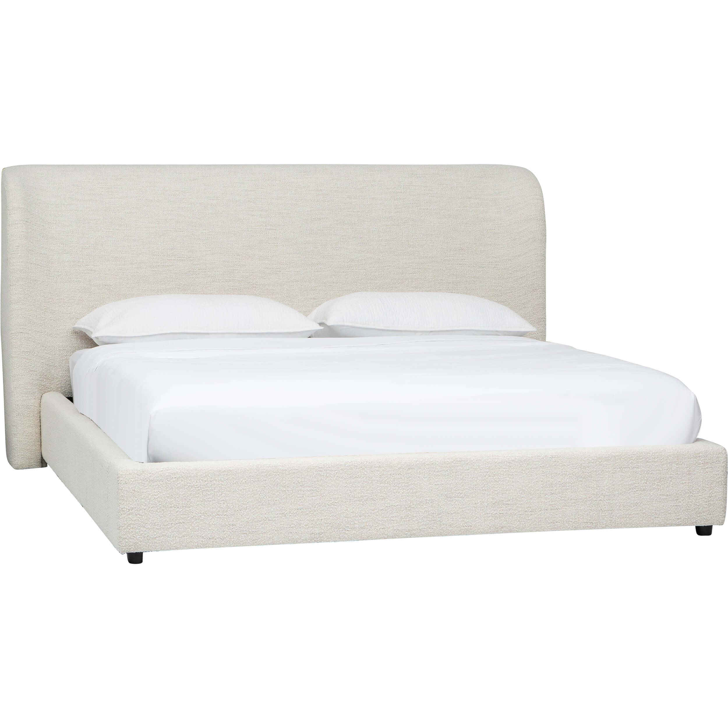 Morris Queen Bed, Merino Pearl
