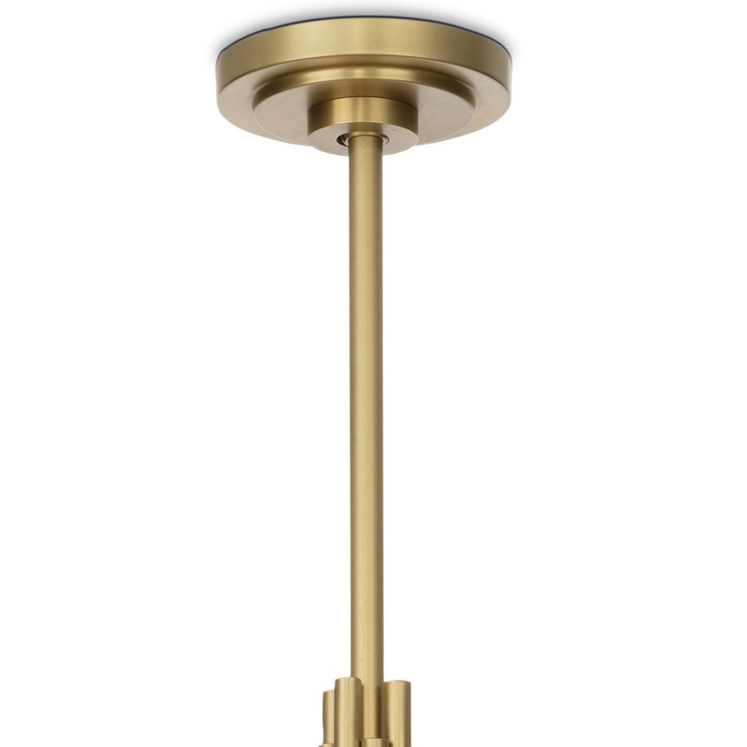 Mousseaux Chandelier, Natural Brass - Image 5