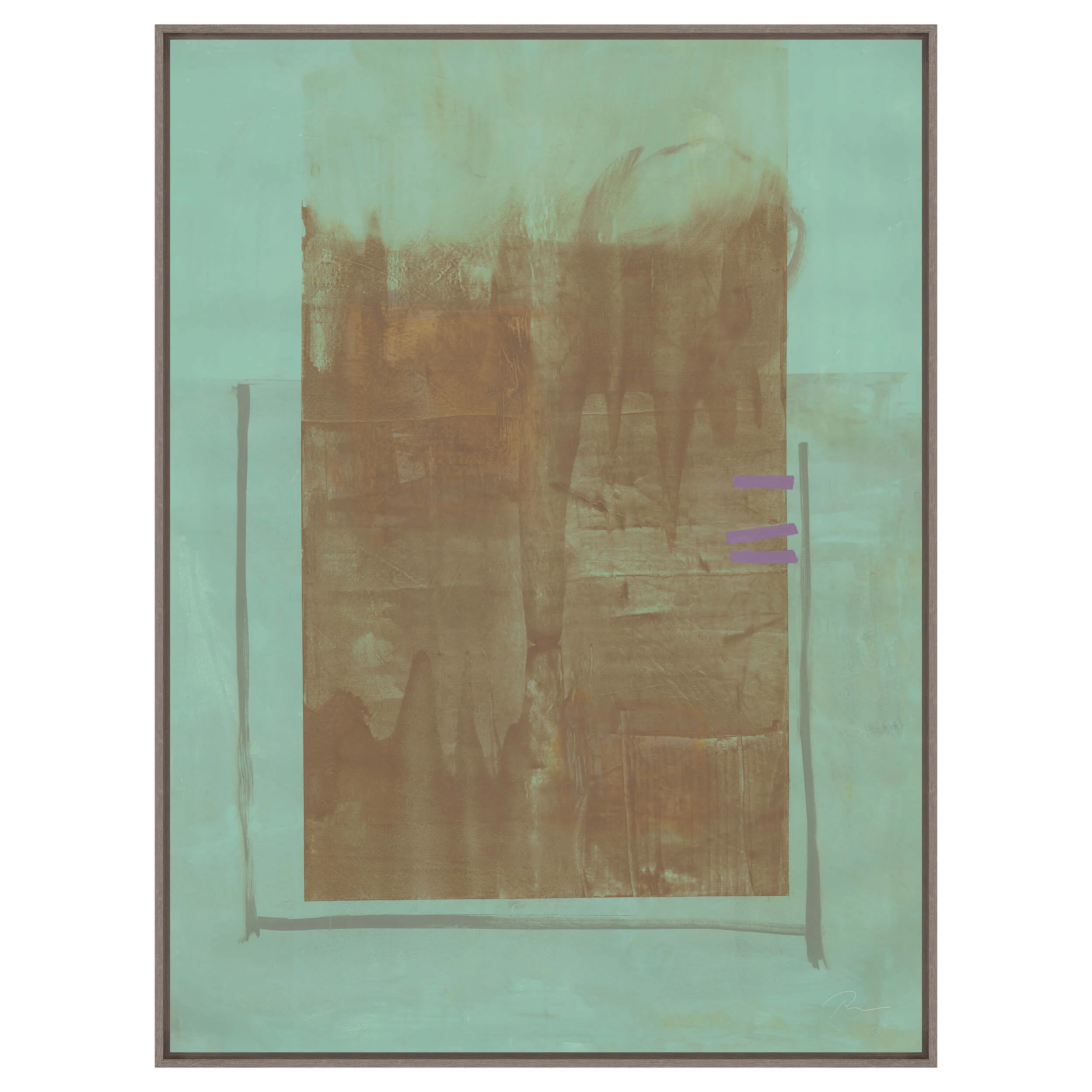 Mud Slide Framed
