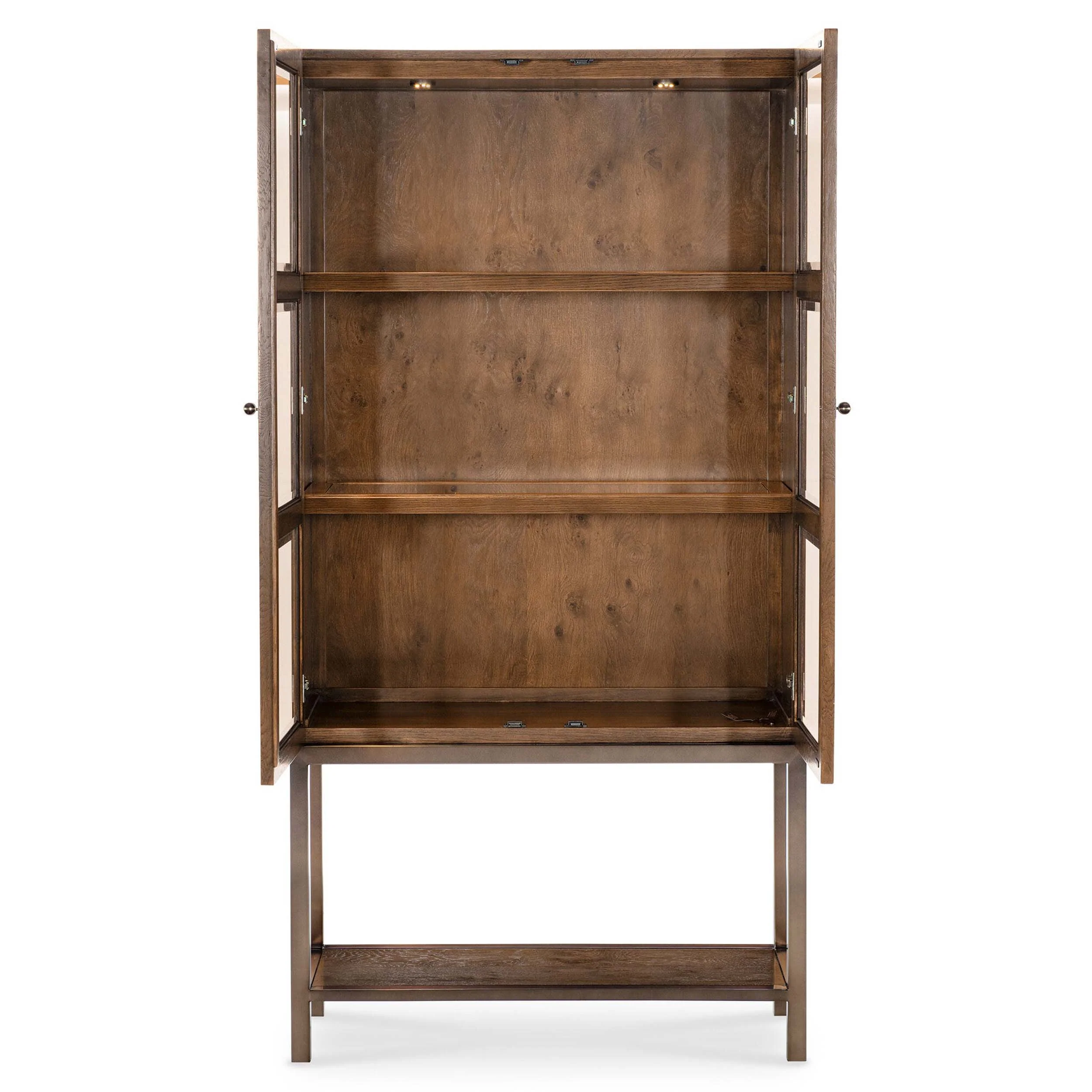 Mulholland Display Cabinet, Golden Brown - Image 3