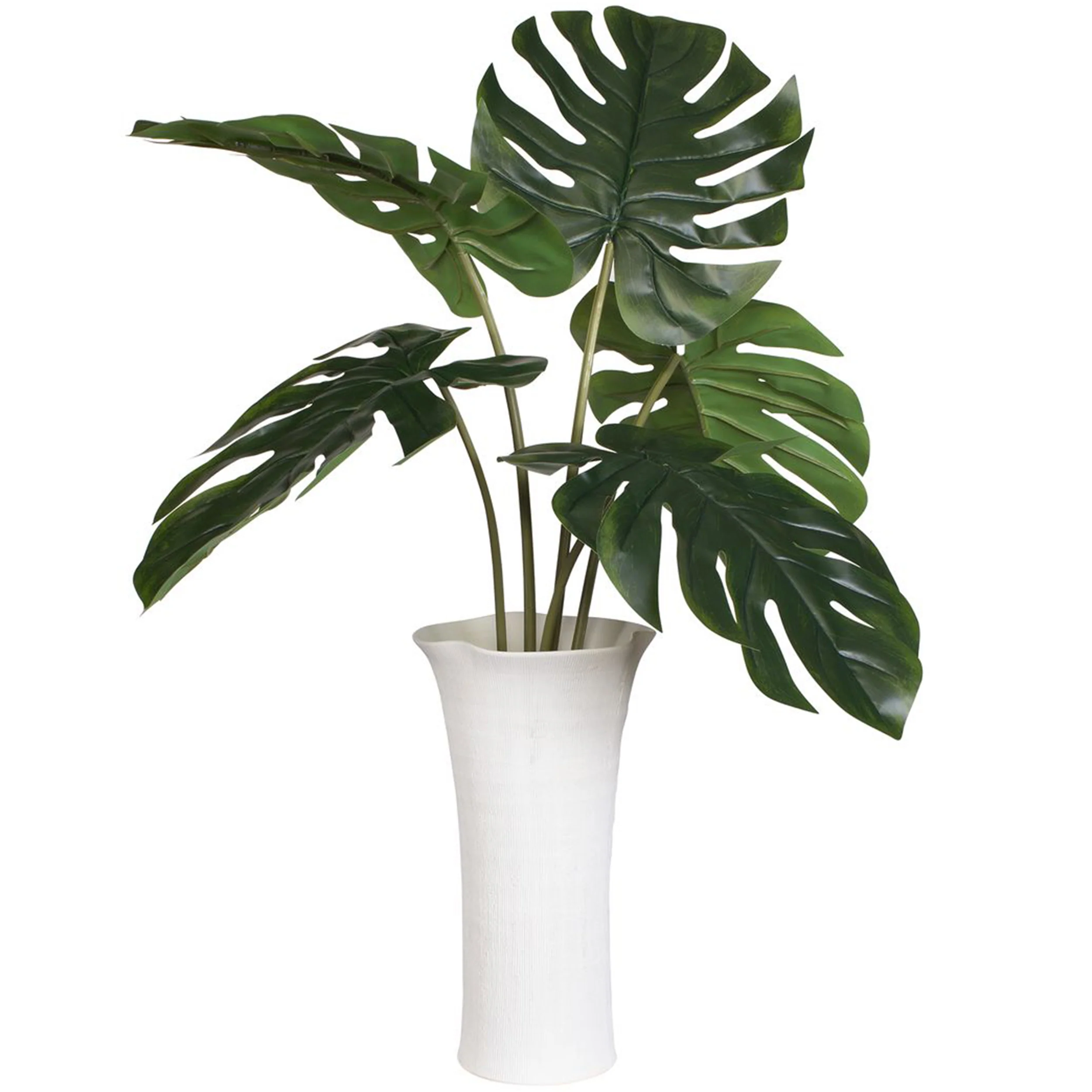 Muse Monstera Centerpiece, White - Image 2