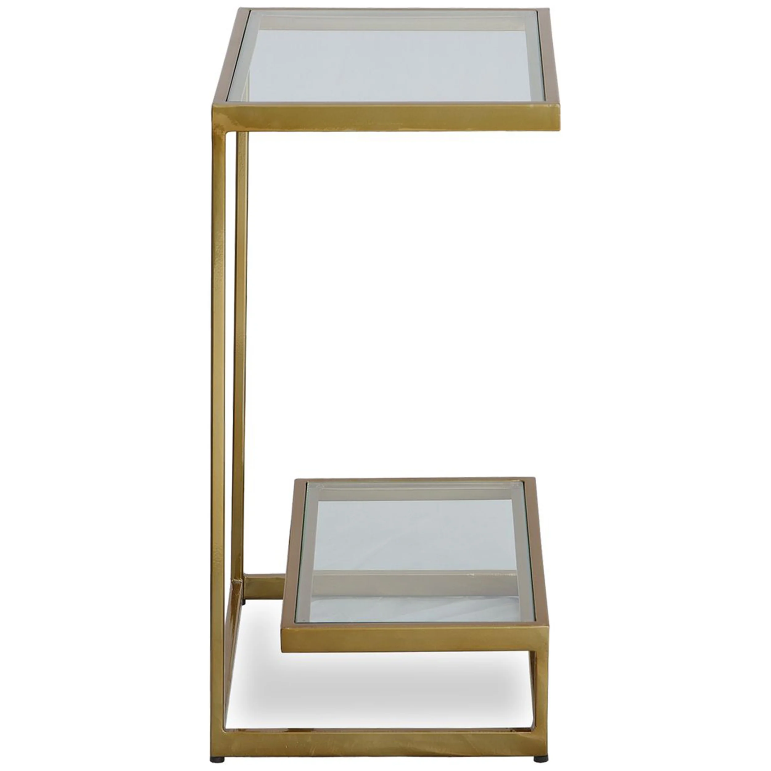 Musing Accent Table, Brushed Brass - Image 3