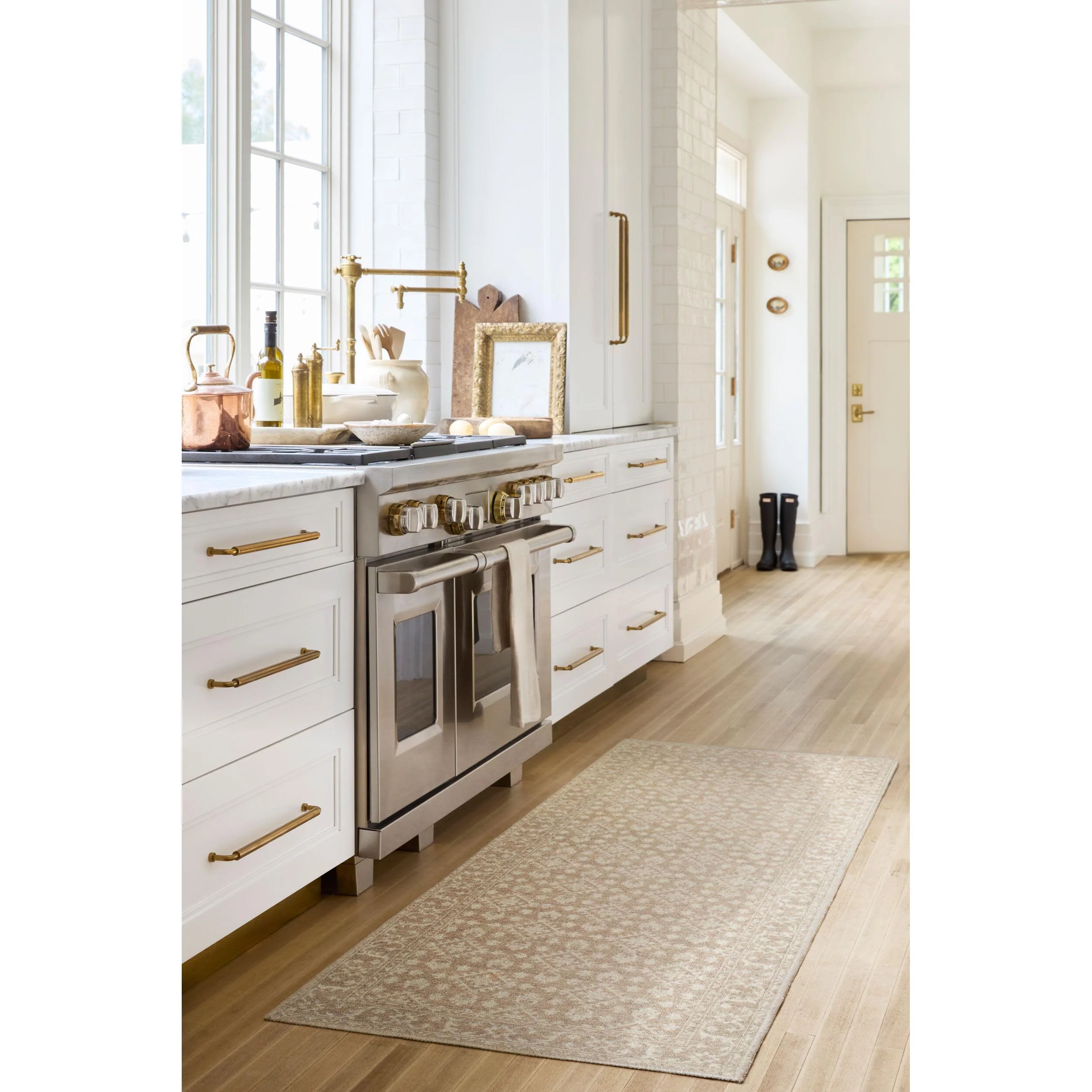 Nabela Noor Home x Livabliss Rug Aram NBAR-2300, Beige/Brown - Image 5