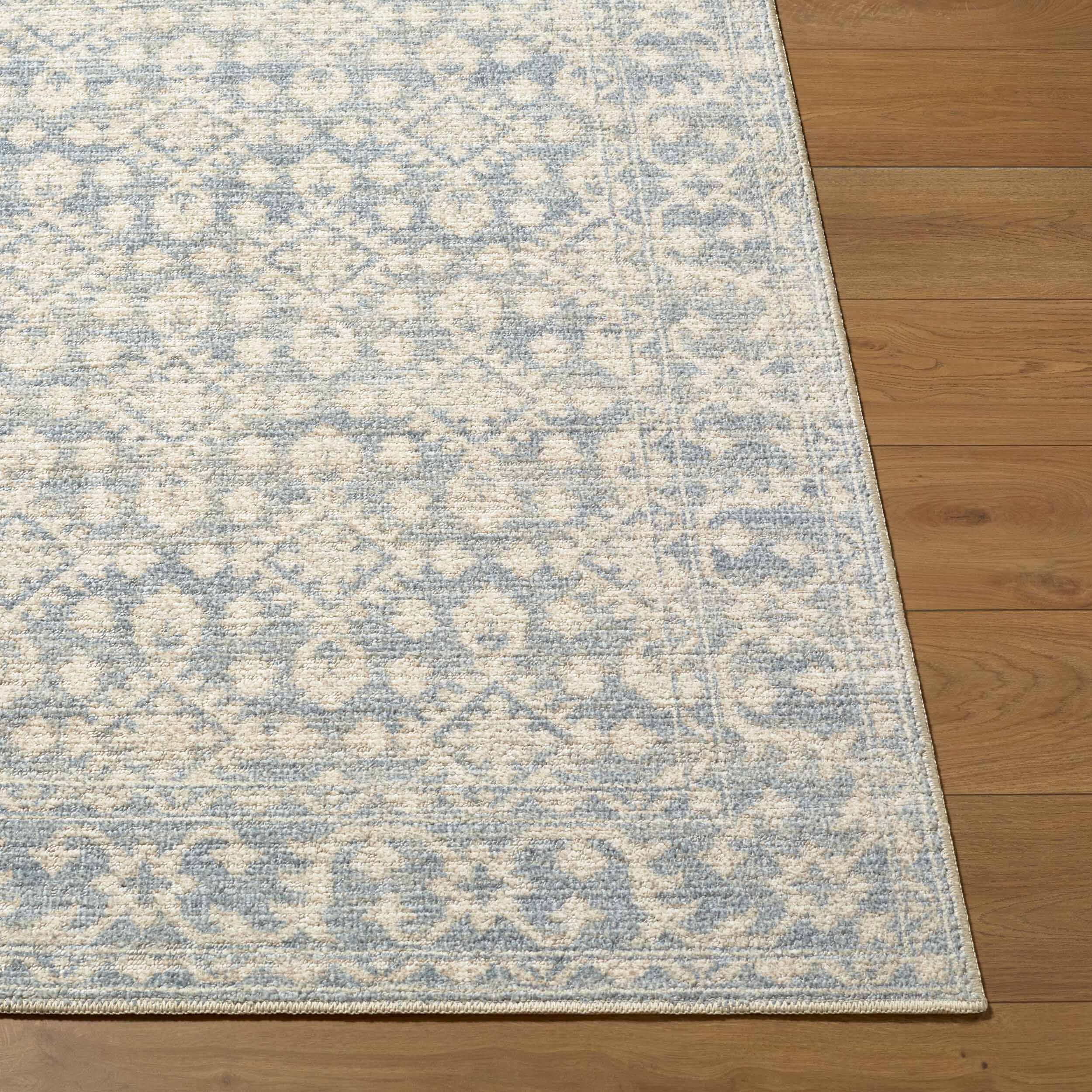 Nabela Noor Home x Livabliss Rug Aram NBAR-2302, Beige/Blue - Image 2
