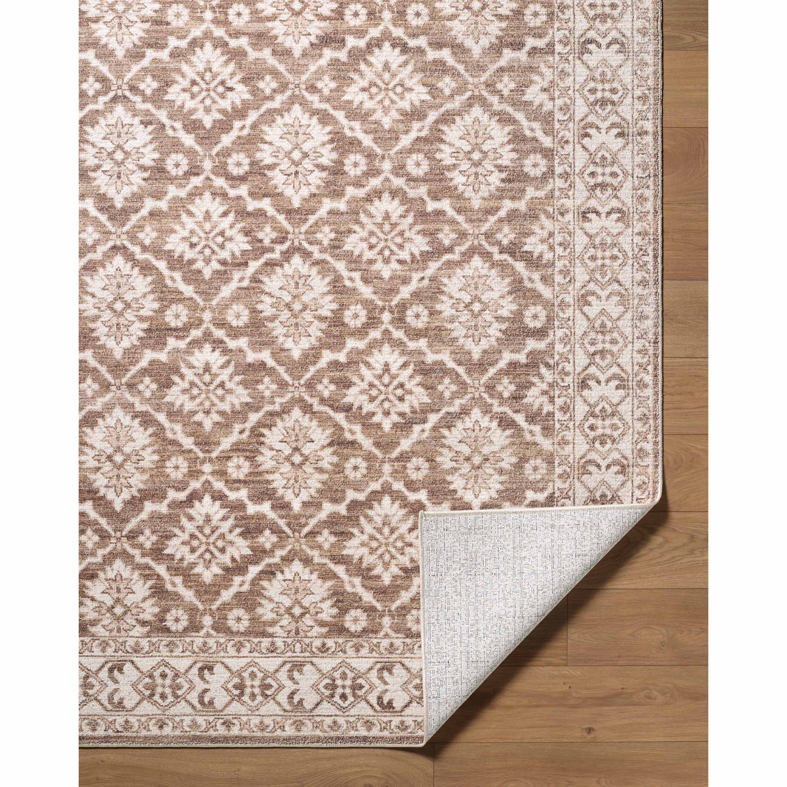 Nabela Noor Home x Livabliss Rug Aram NBAR-2306, Oatmeal/Brown - Image 3