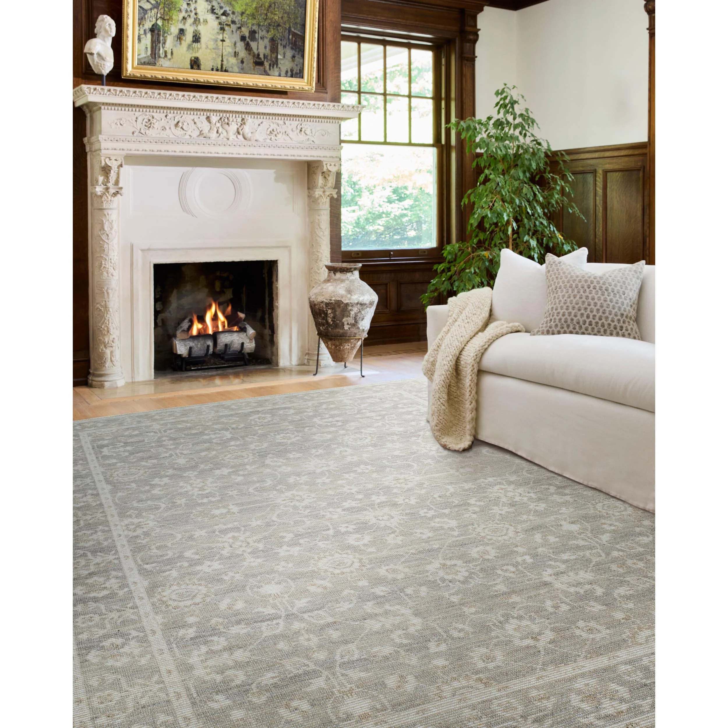 Nabela Noor Home x Livabliss Rug Asha NBAS-2301, Oatmeal/Brown - Image 5