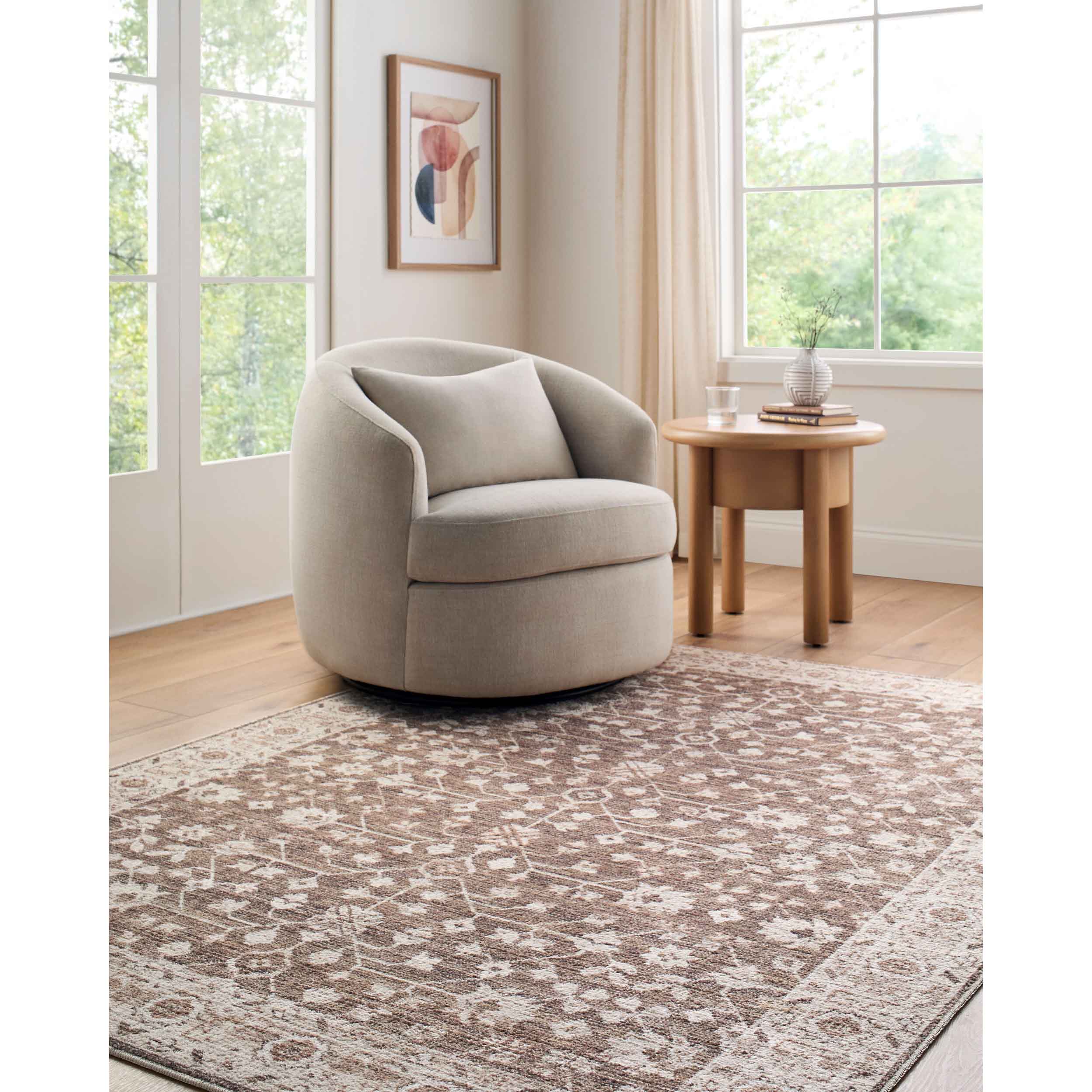 Nabela Noor Home x Livabliss Rug Asha NBAS-2306, Brown Multi - Image 5