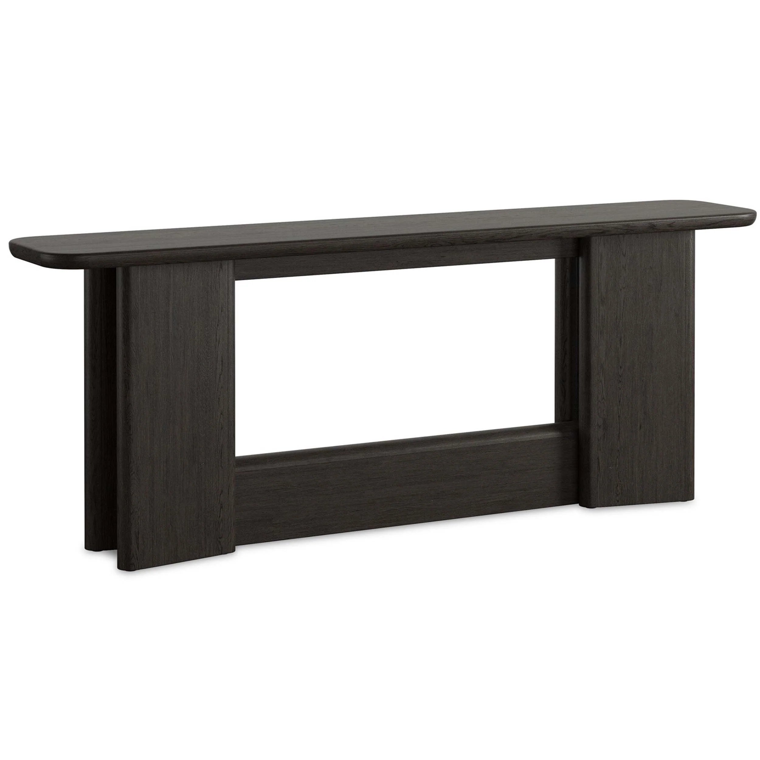 Nadine Console Table, Smoked Black by Four Hands