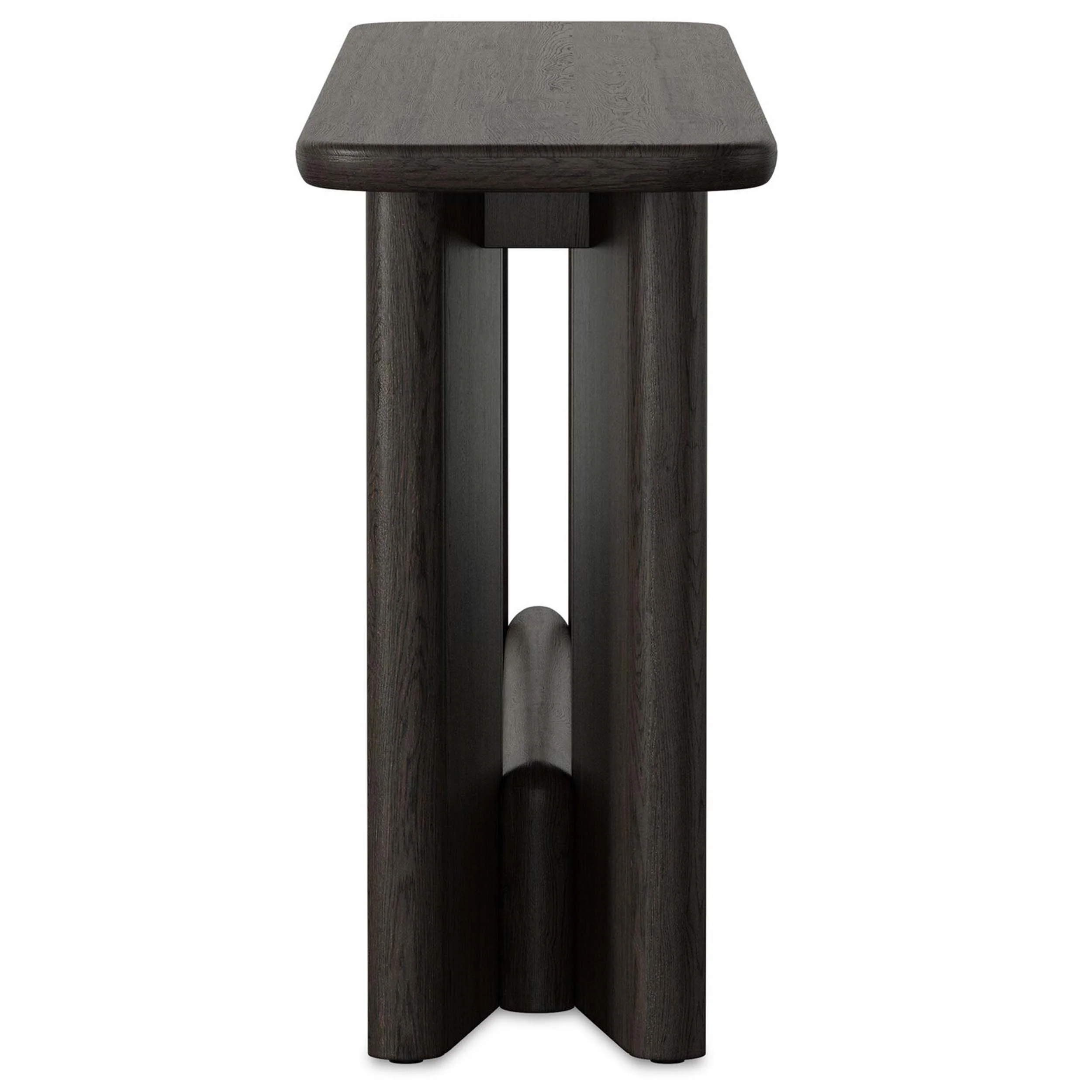 Nadine Console Table, Smoked Black by Four Hands - Image 3