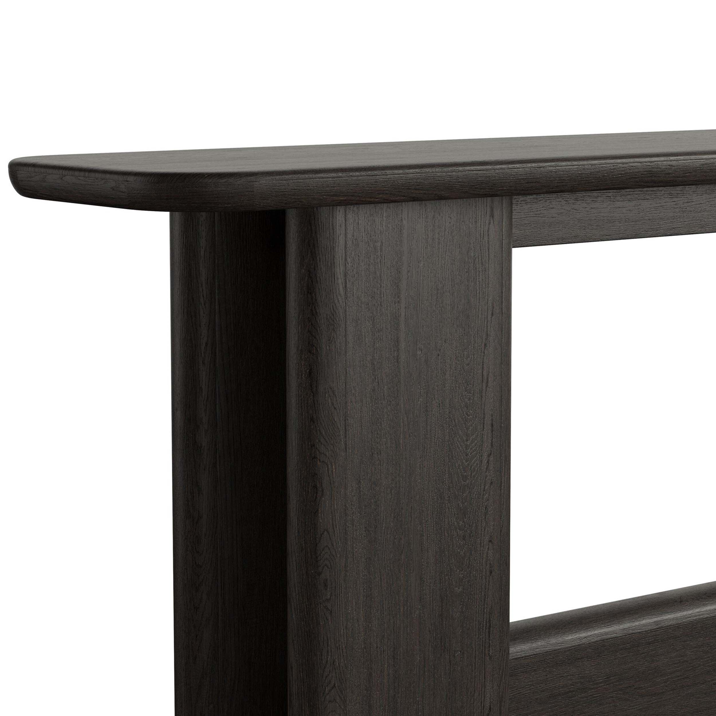 Nadine Console Table, Smoked Black by Four Hands - Image 5