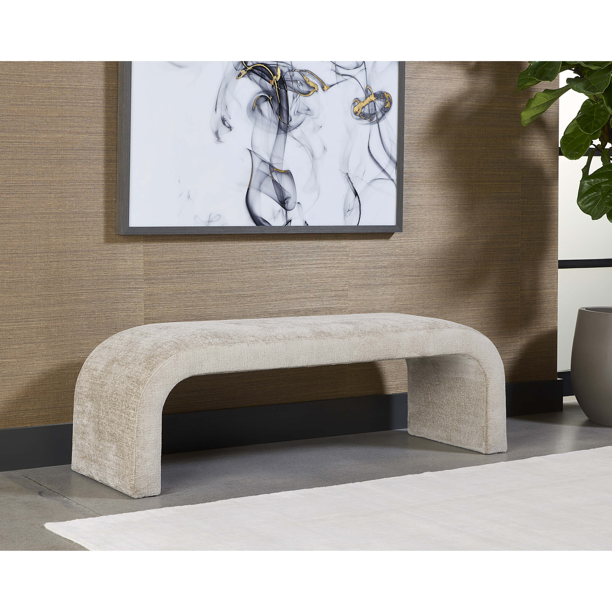 Nahara Bench, Bergen Taupe - Image 4