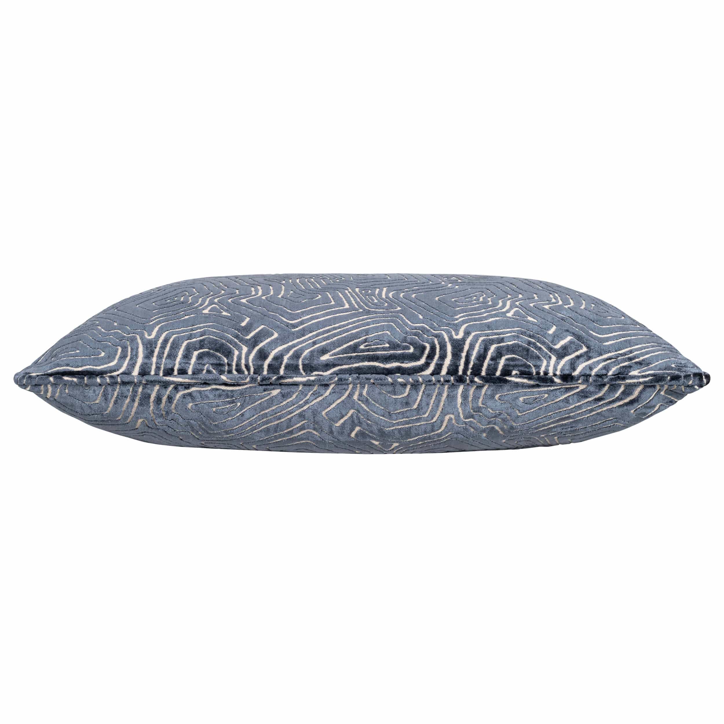 Nala Geometric Lumbar Pillow, Charcoal - Image 2