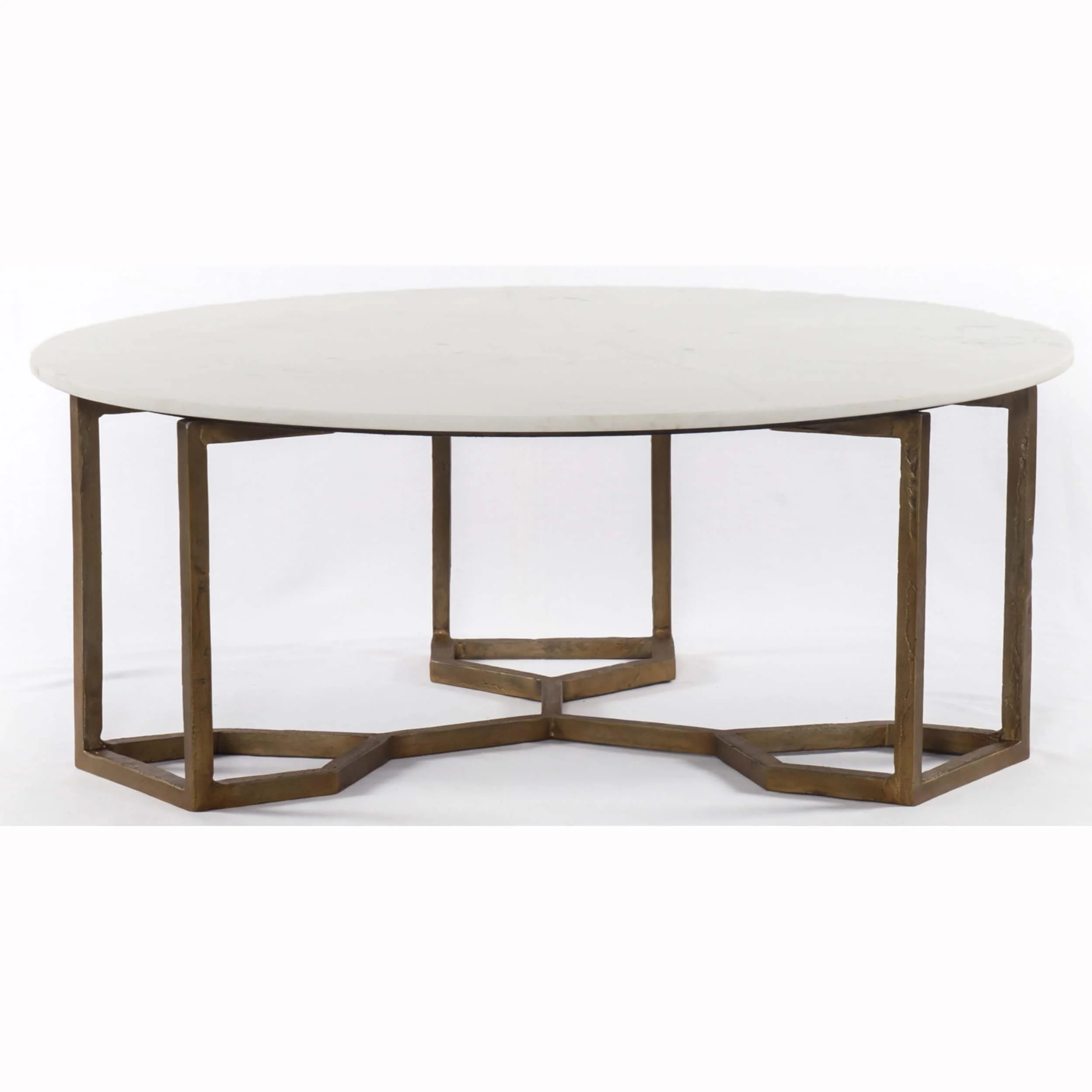 Naomi Coffee Table, White Marble by Four Hands - Image 2