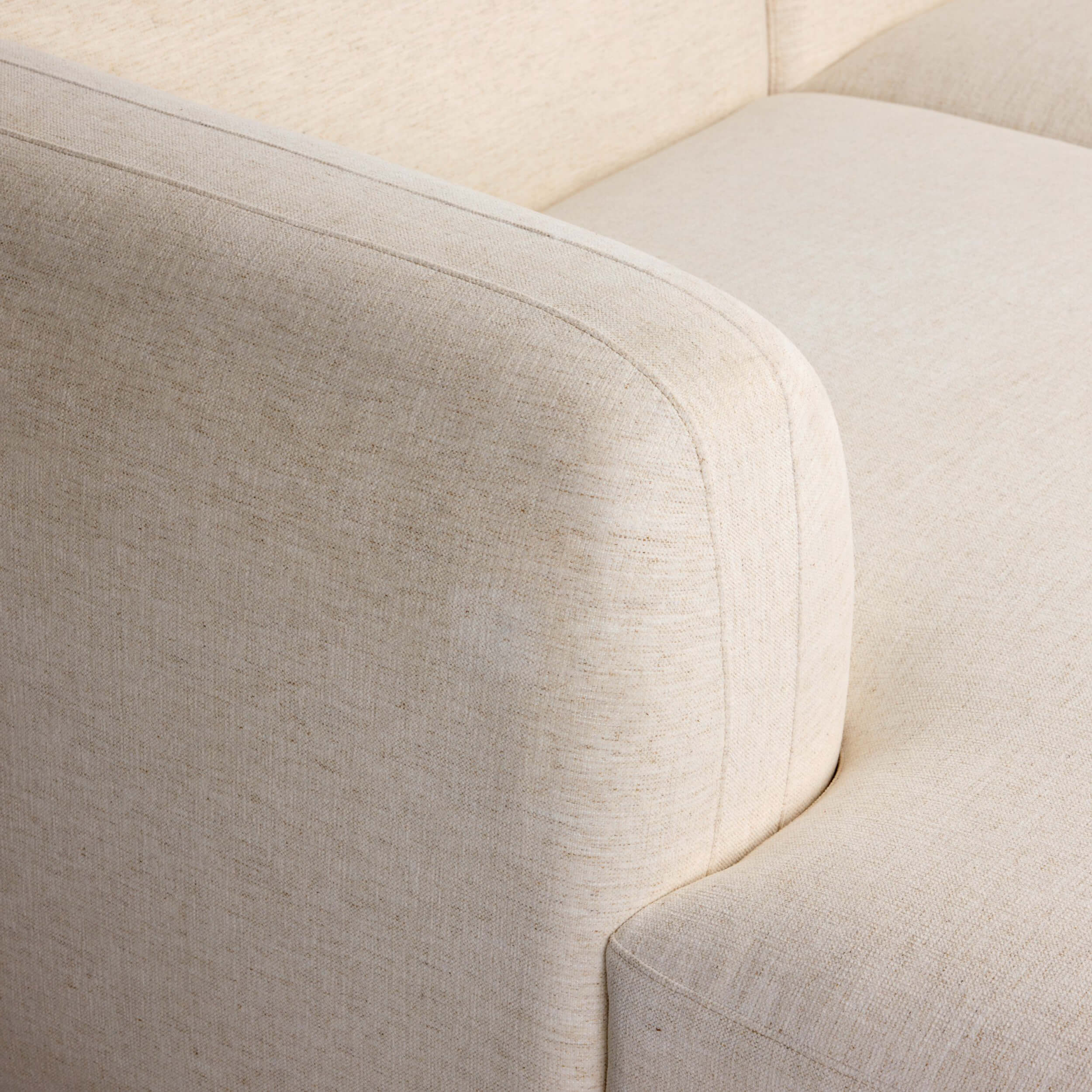 Nara 2 Piece Media Lounger, Nomad Snow by Four Hands - Image 4