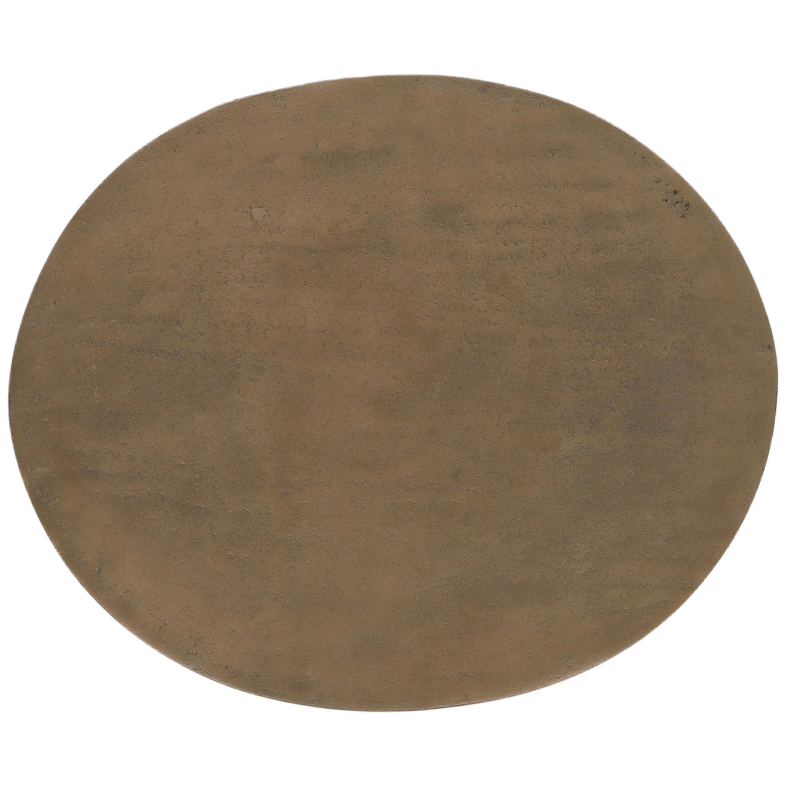 Nara Side Table, Antique Brass - Image 4