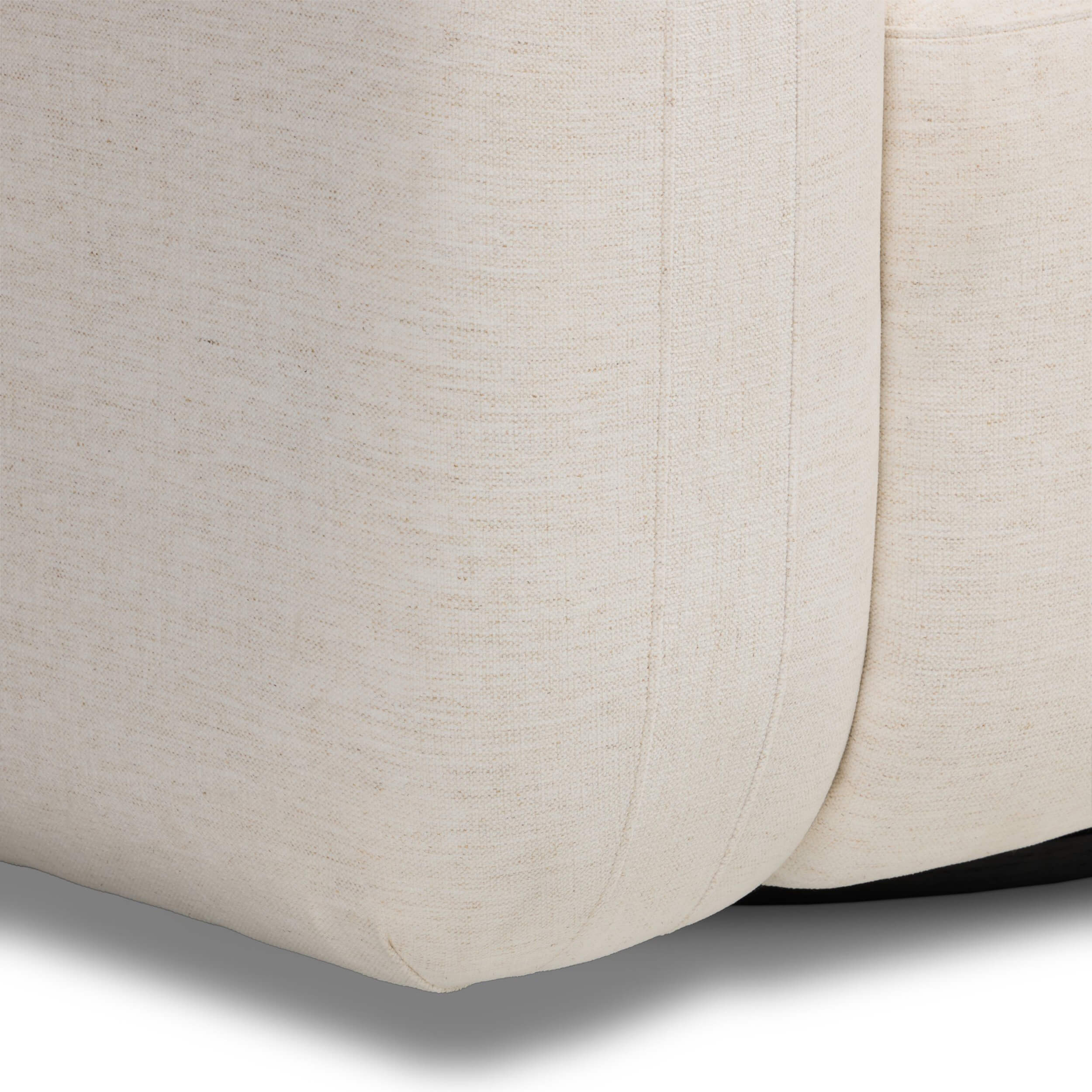 Nara Swivel Chair, Nomad Snow by Four Hands - Image 4