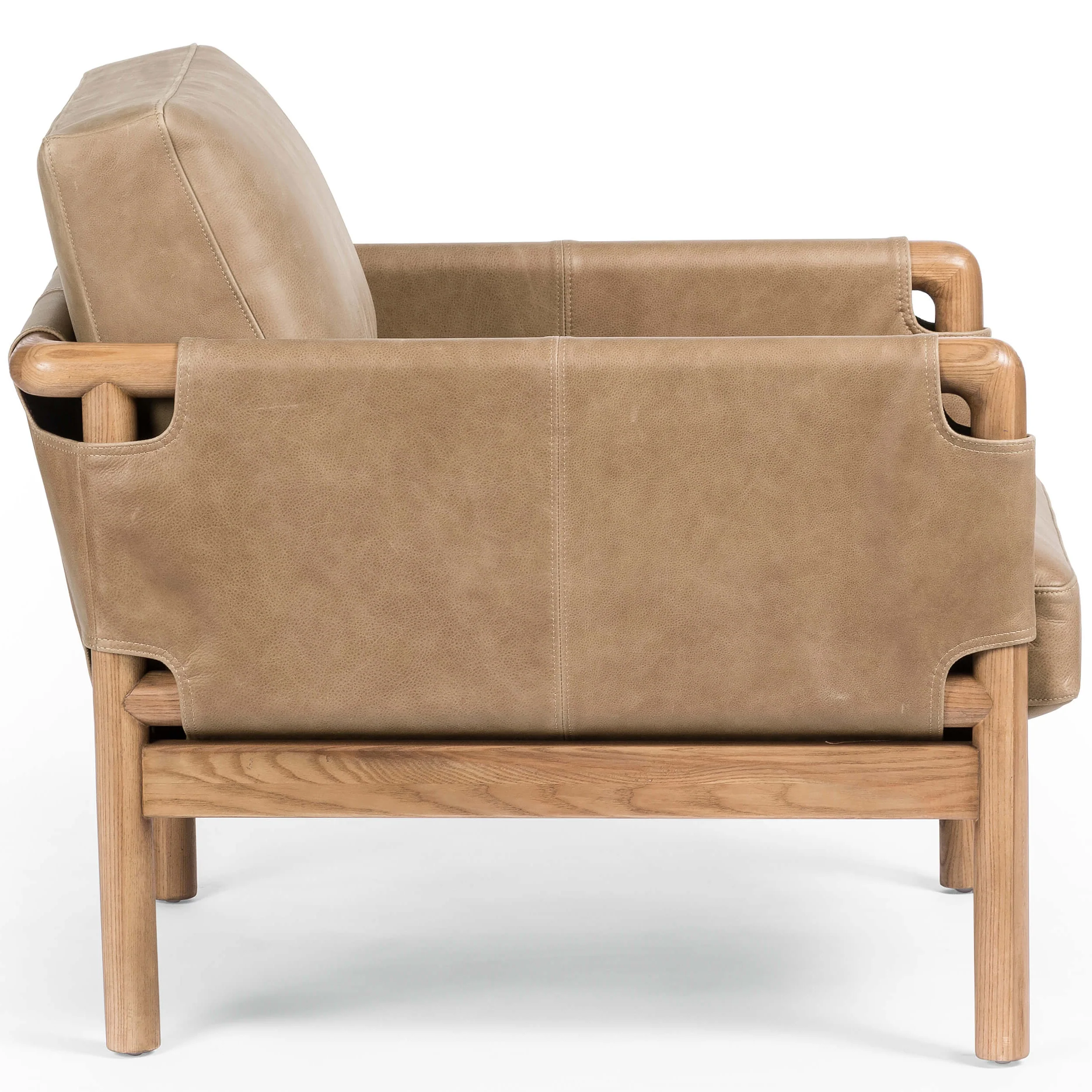 Navarro Leather Chair, Palermo Drift - Image 3
