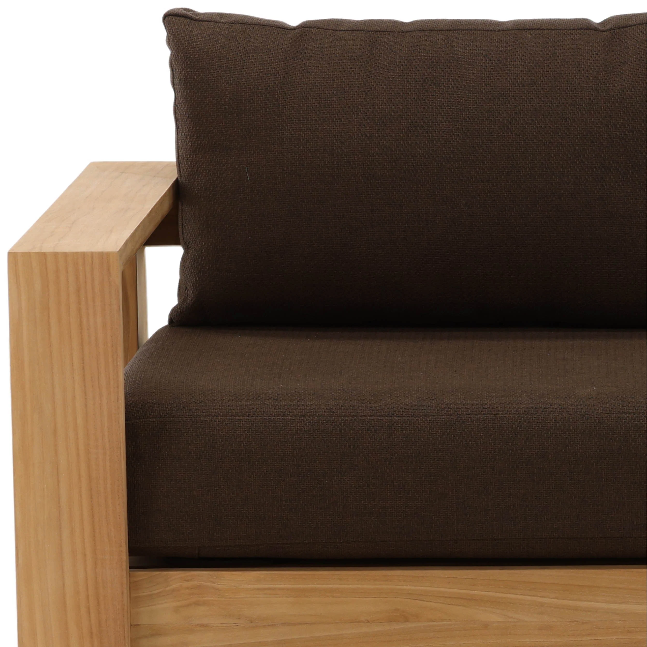 Naya Outdoor Sofa, Chocolate - Image 5