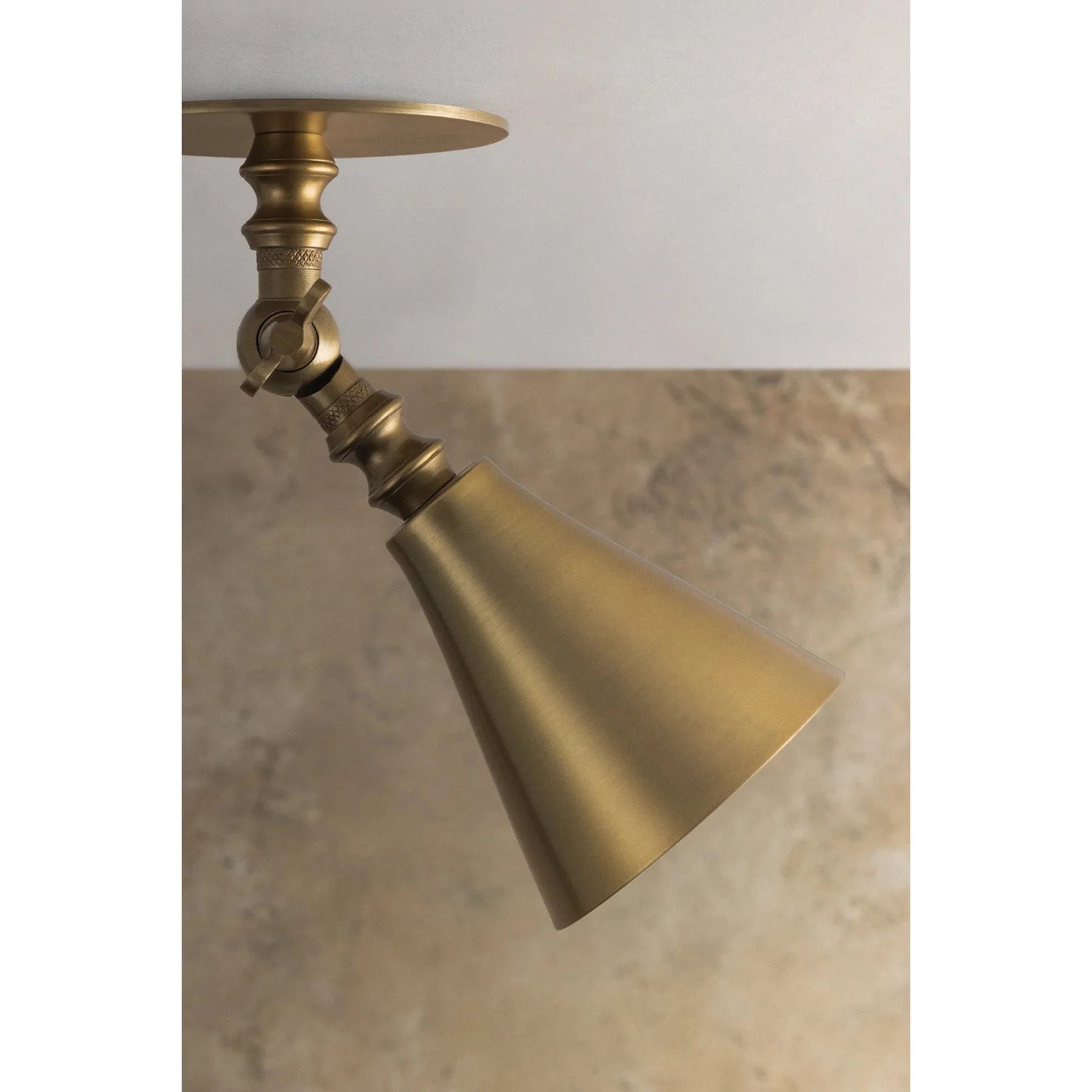 Necessity Wall Sconce, Patina Brass - Image 4