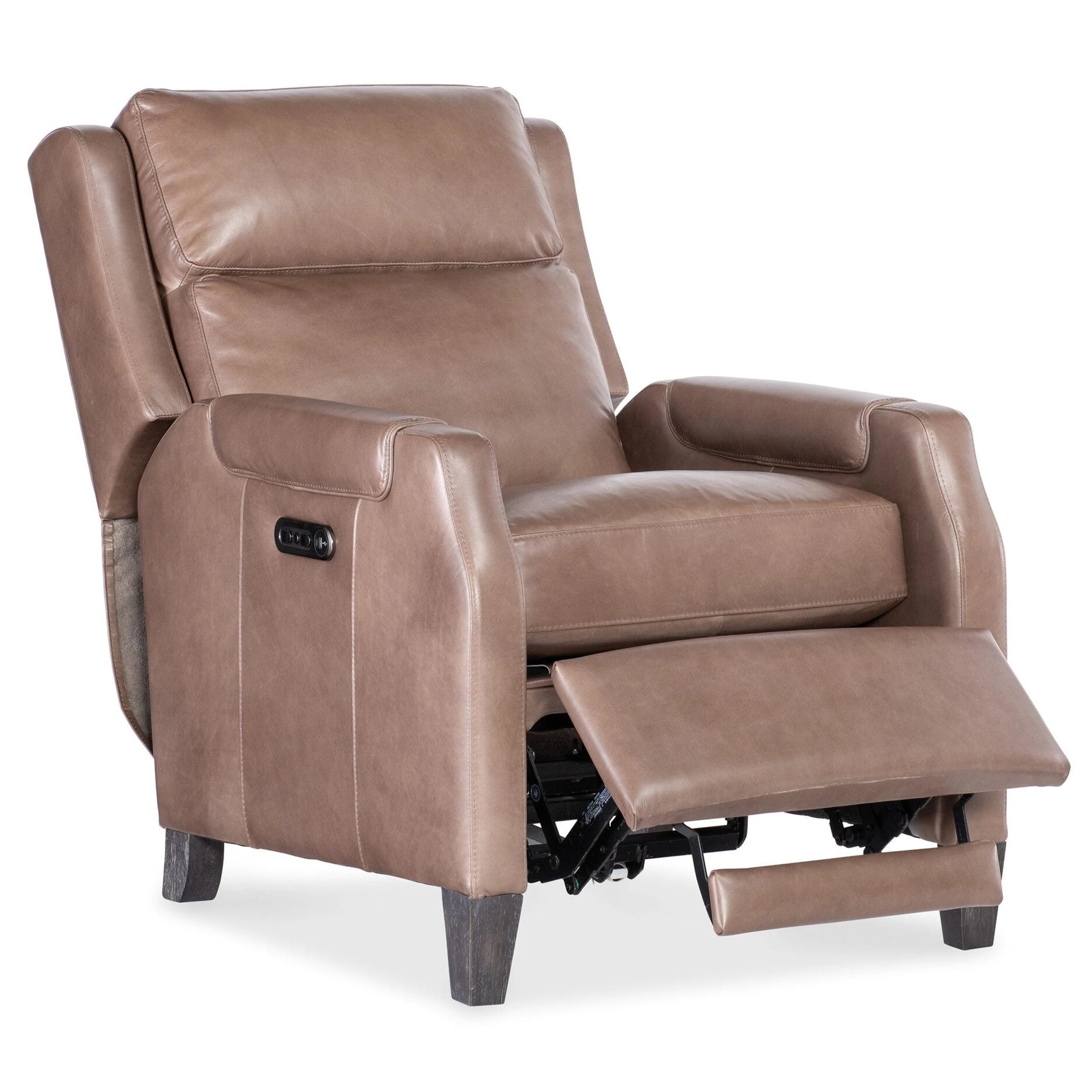 Nelson Leather Power Recliner, Light Mocha - Image 5