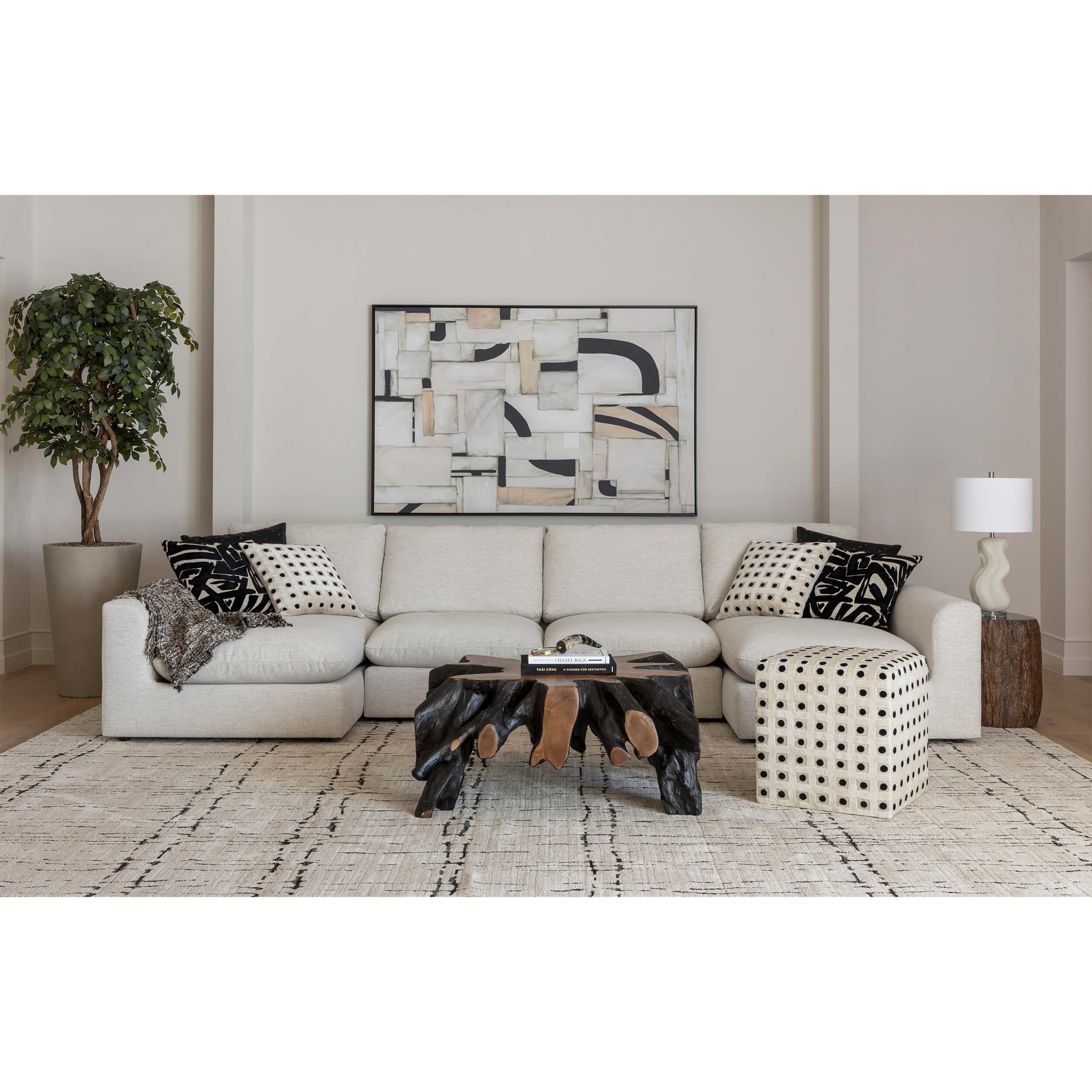 Nemo End Table, Smooth Sandy by Four Hands - Image 7