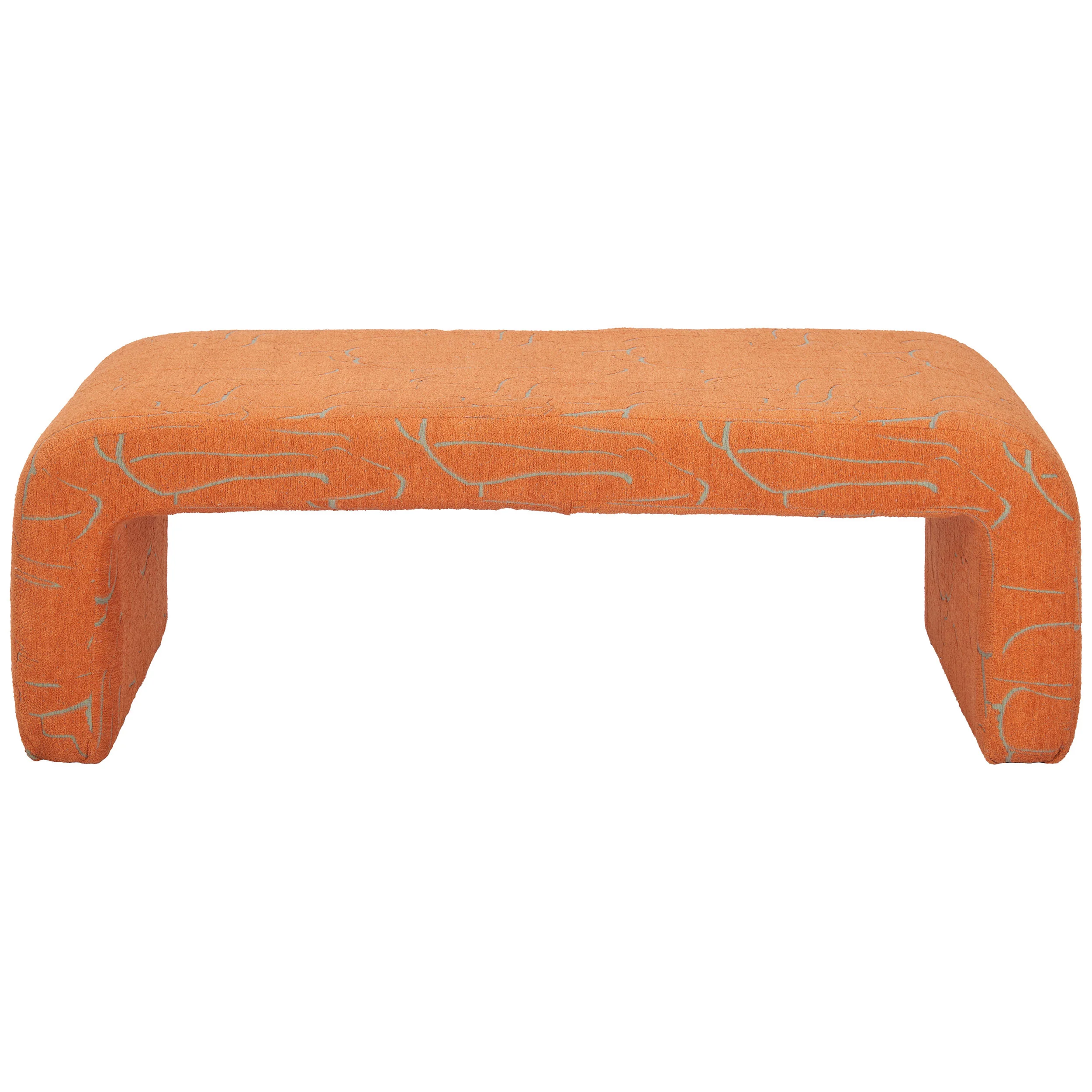 Nendo Bench, Abstract Orange - Image 2