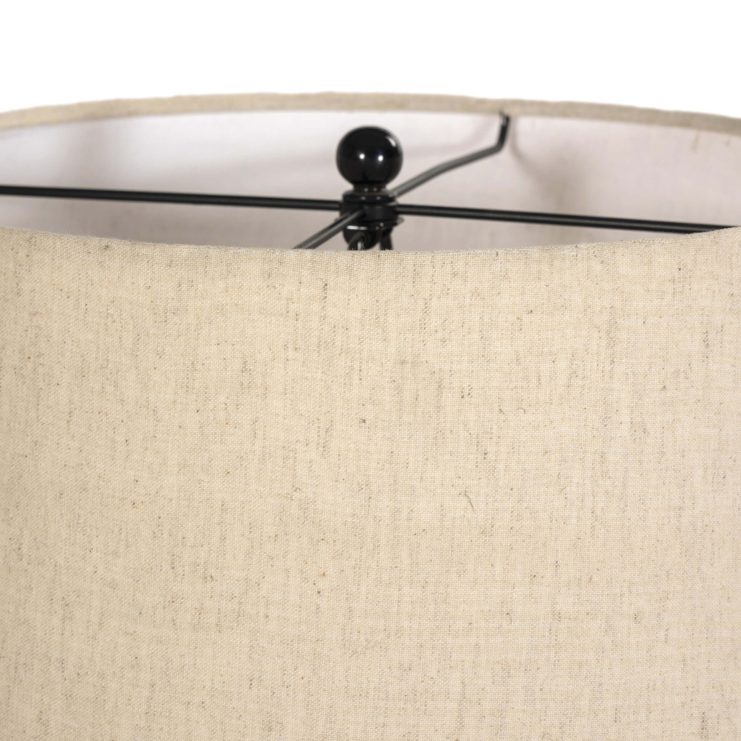 Nerissa Floor Lamp, Glossy Black by Four Hands - Image 5