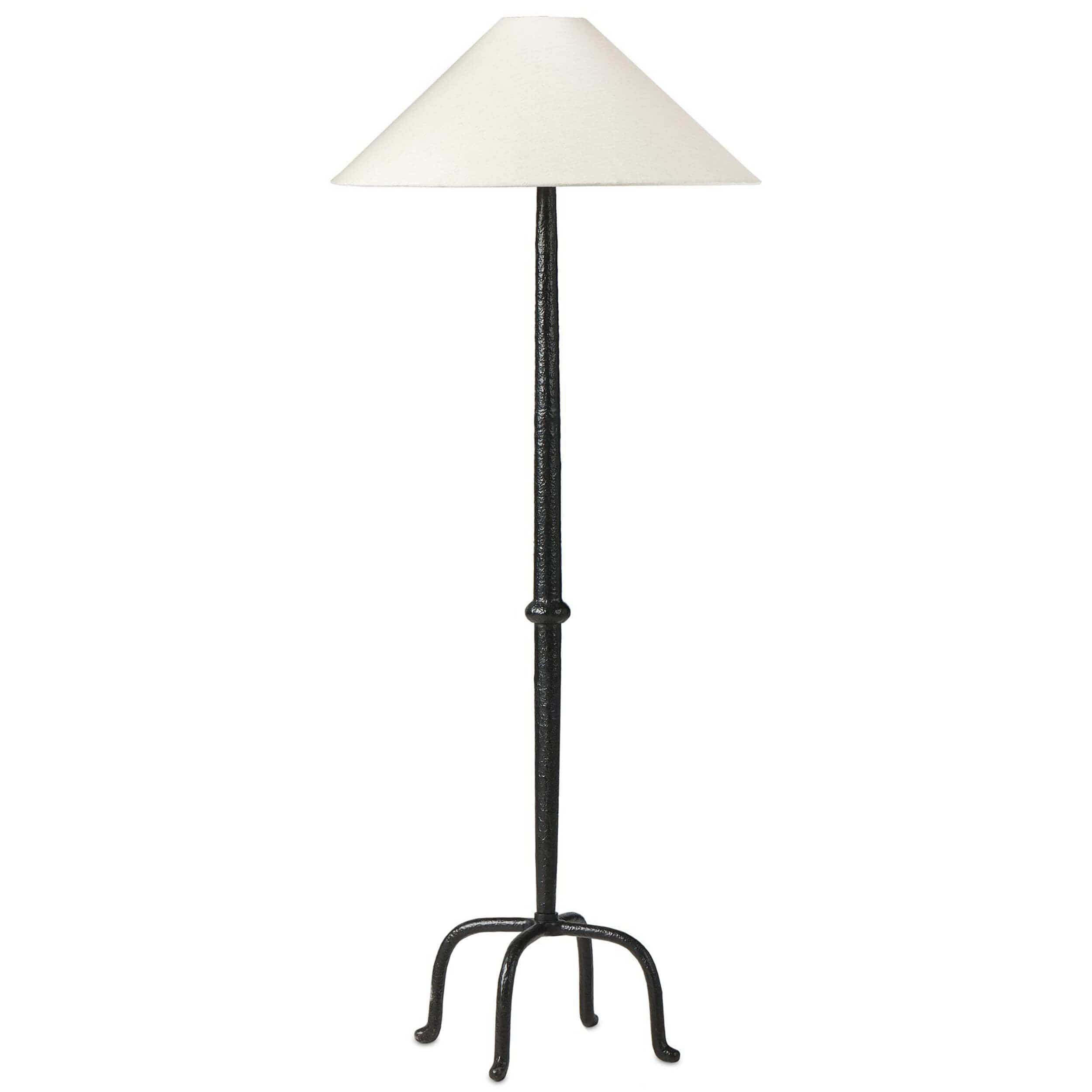 Neville Floor Lamp, Matte Black by Four Hands