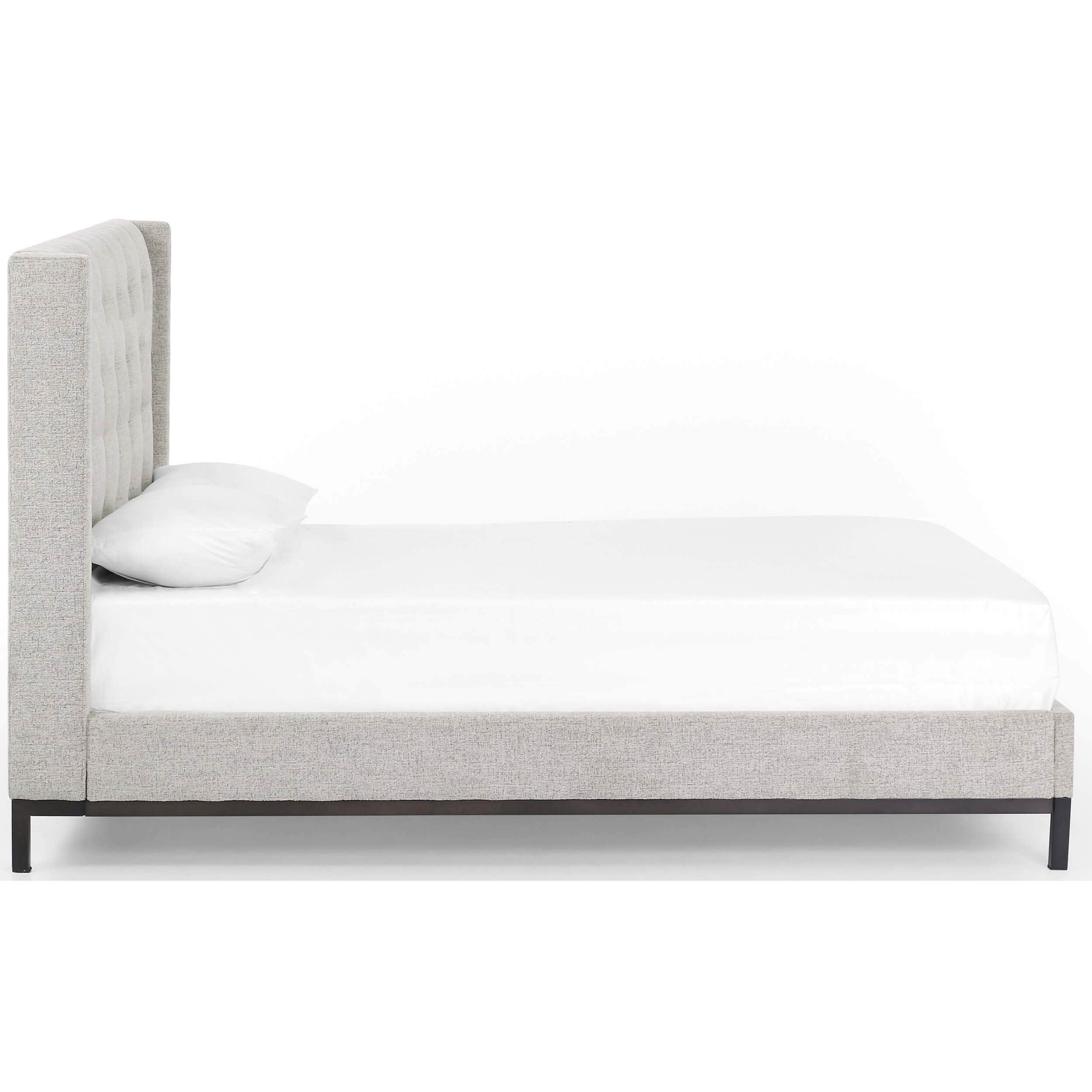 Newhall 55" Bed, Plushtone Linen by Four Hands - Image 3