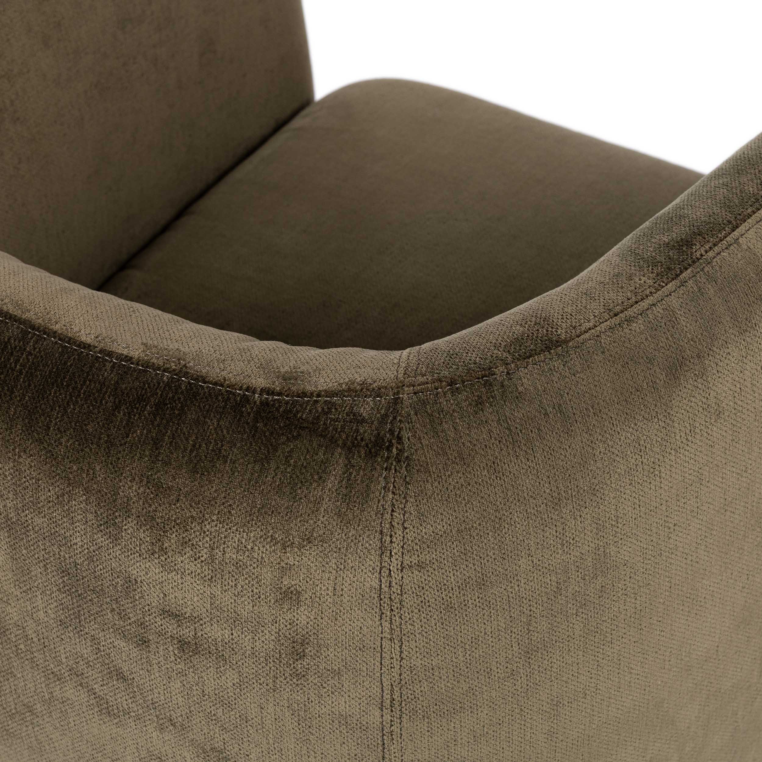 Nico Swivel Chair, Olive Green - Image 6