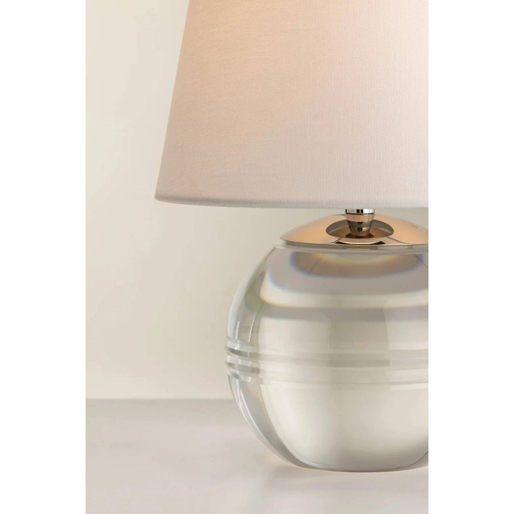 Nicole Table Lamp, Polished Nickel - Image 3