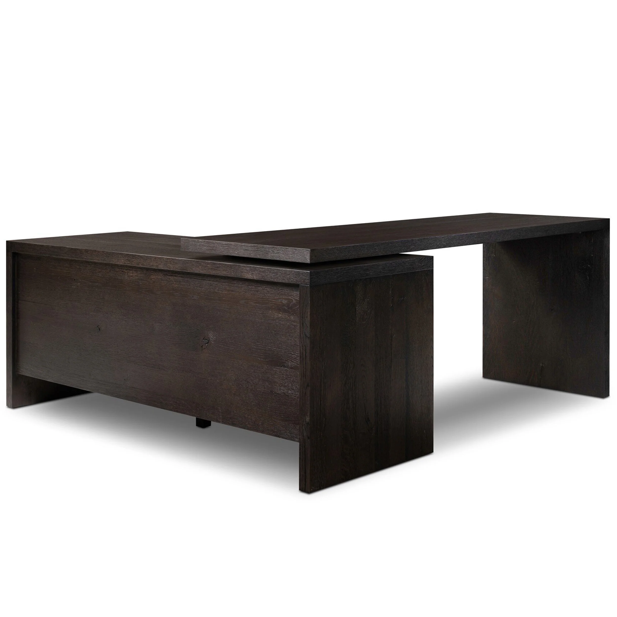 Noah Rotating Desk, Smoked Black by Four Hands - Image 4