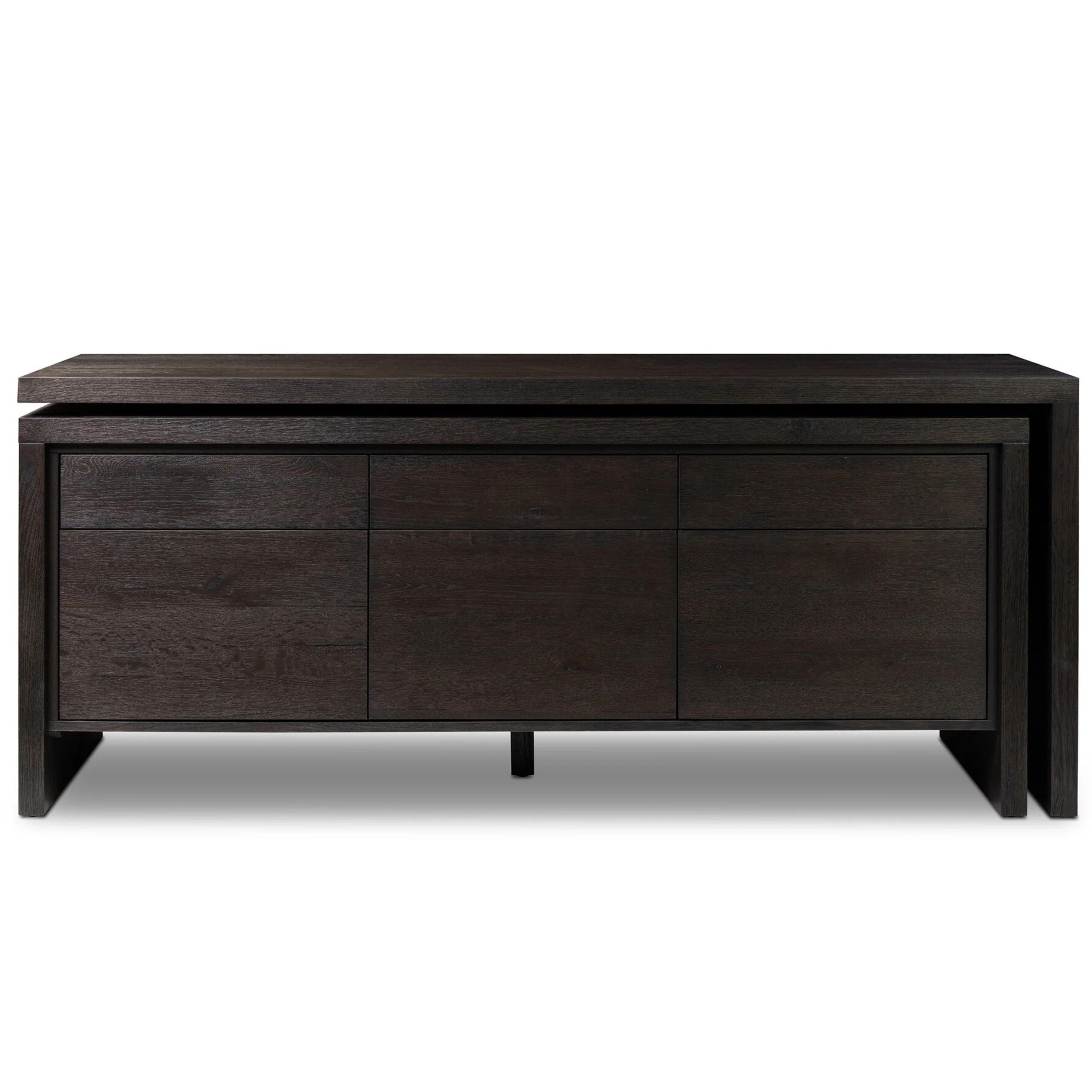Noah Rotating Desk, Smoked Black by Four Hands - Image 6