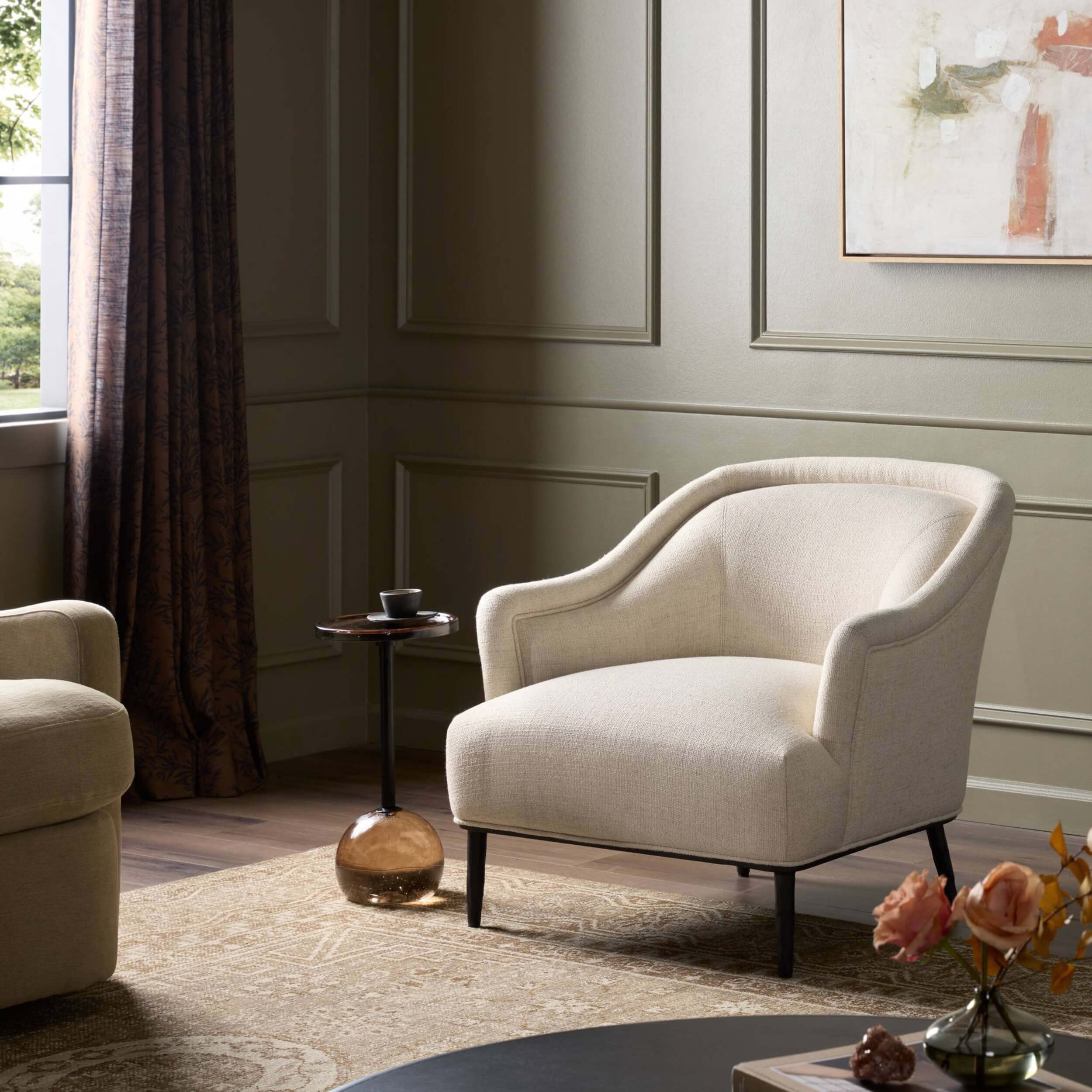 Noel Chair, Thames Cream by Four Hands - Image 6