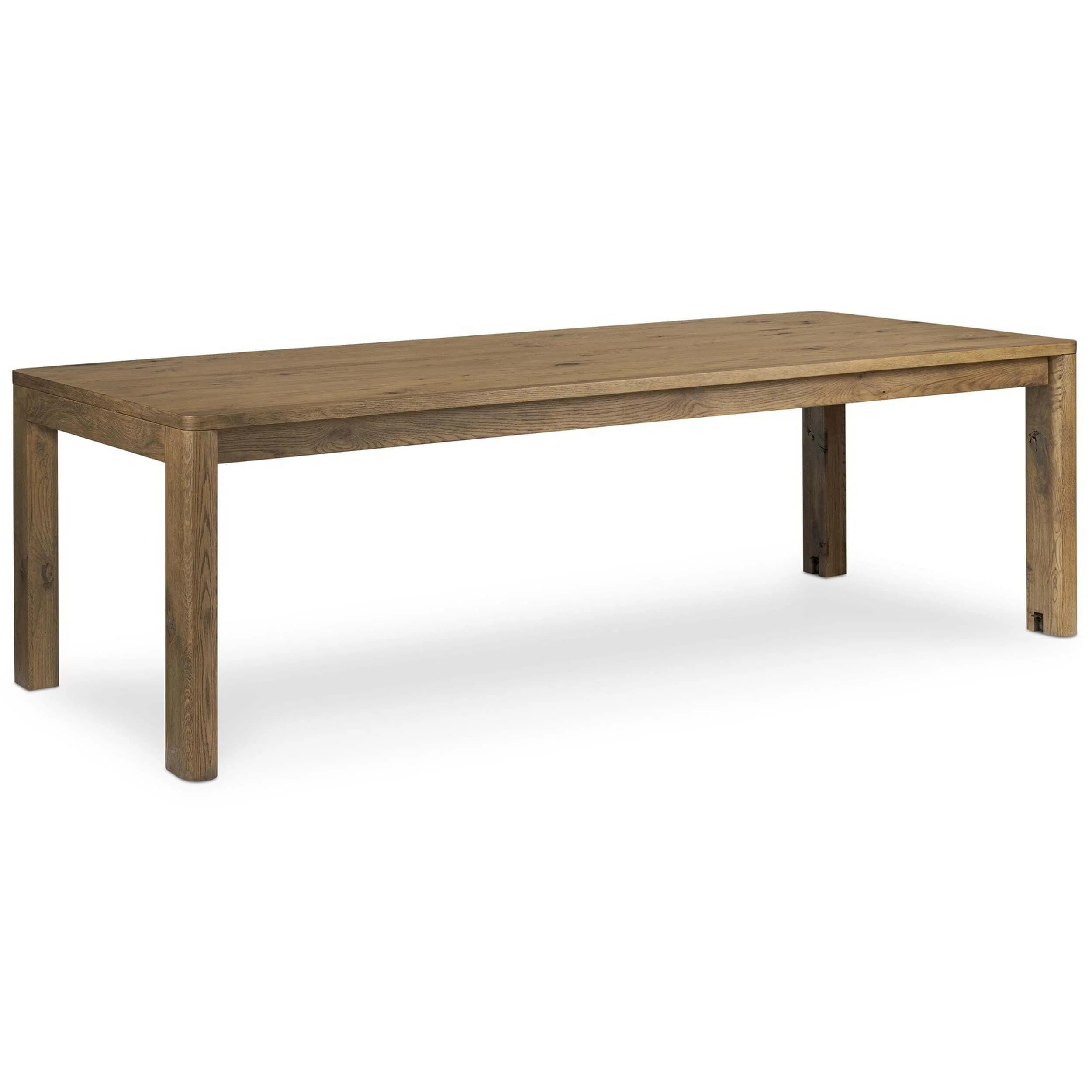 Noeline Double Extension Dining Table, Resawn Worn Oak by Four Hands