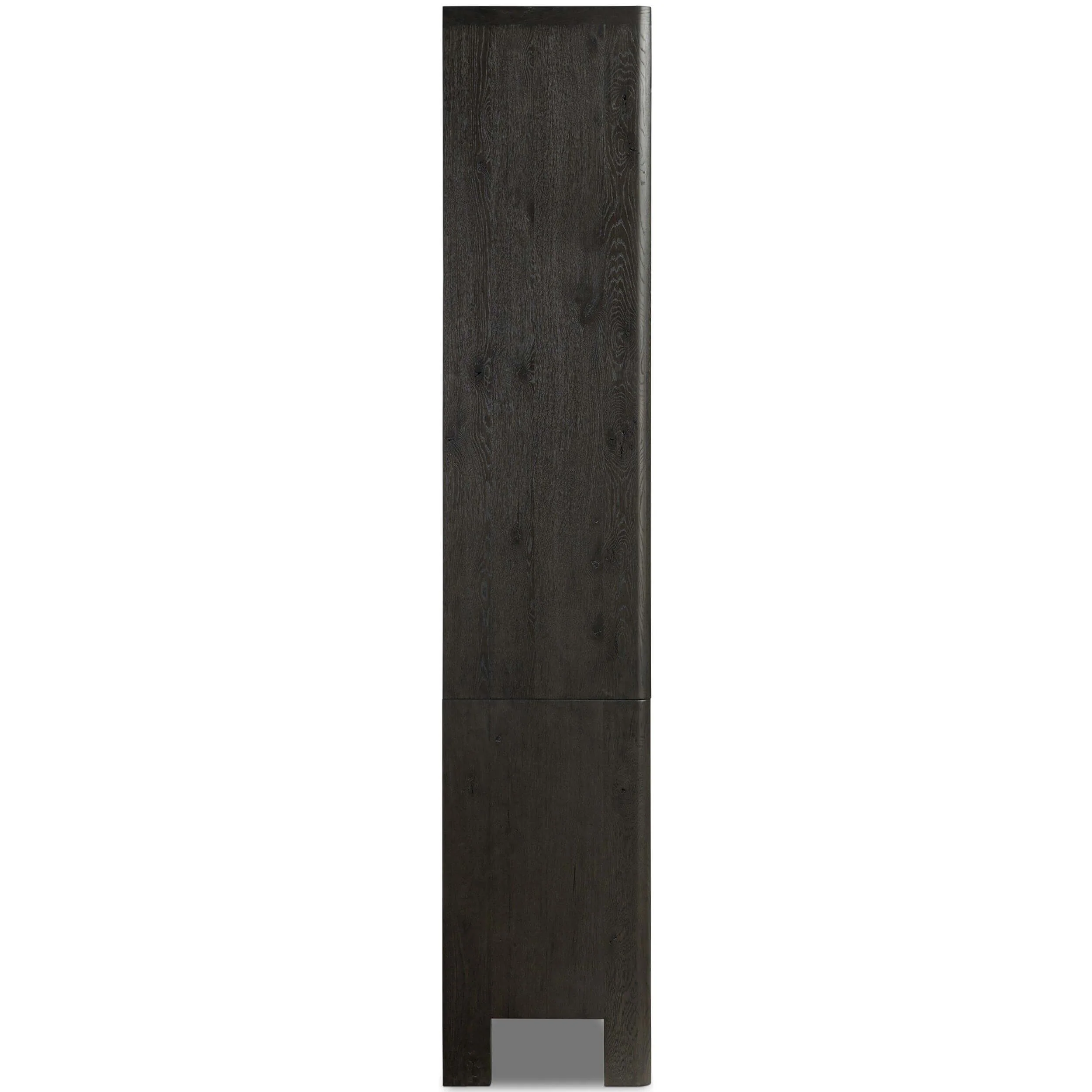 Noeline Wide Bookcase, Smoked Black by Four Hands - Image 4