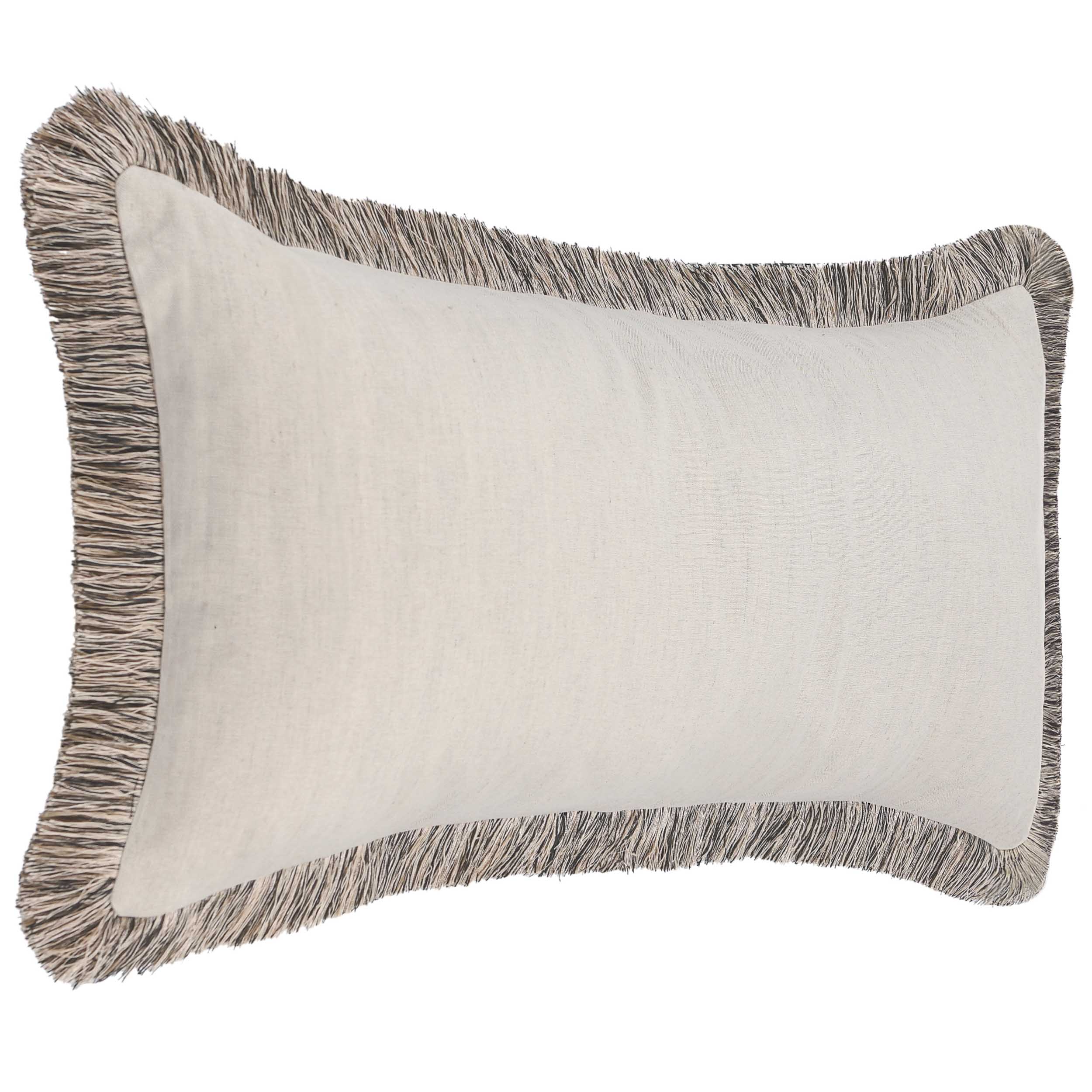 Nola Lumbar Pillow, Natural/Black - Image 2