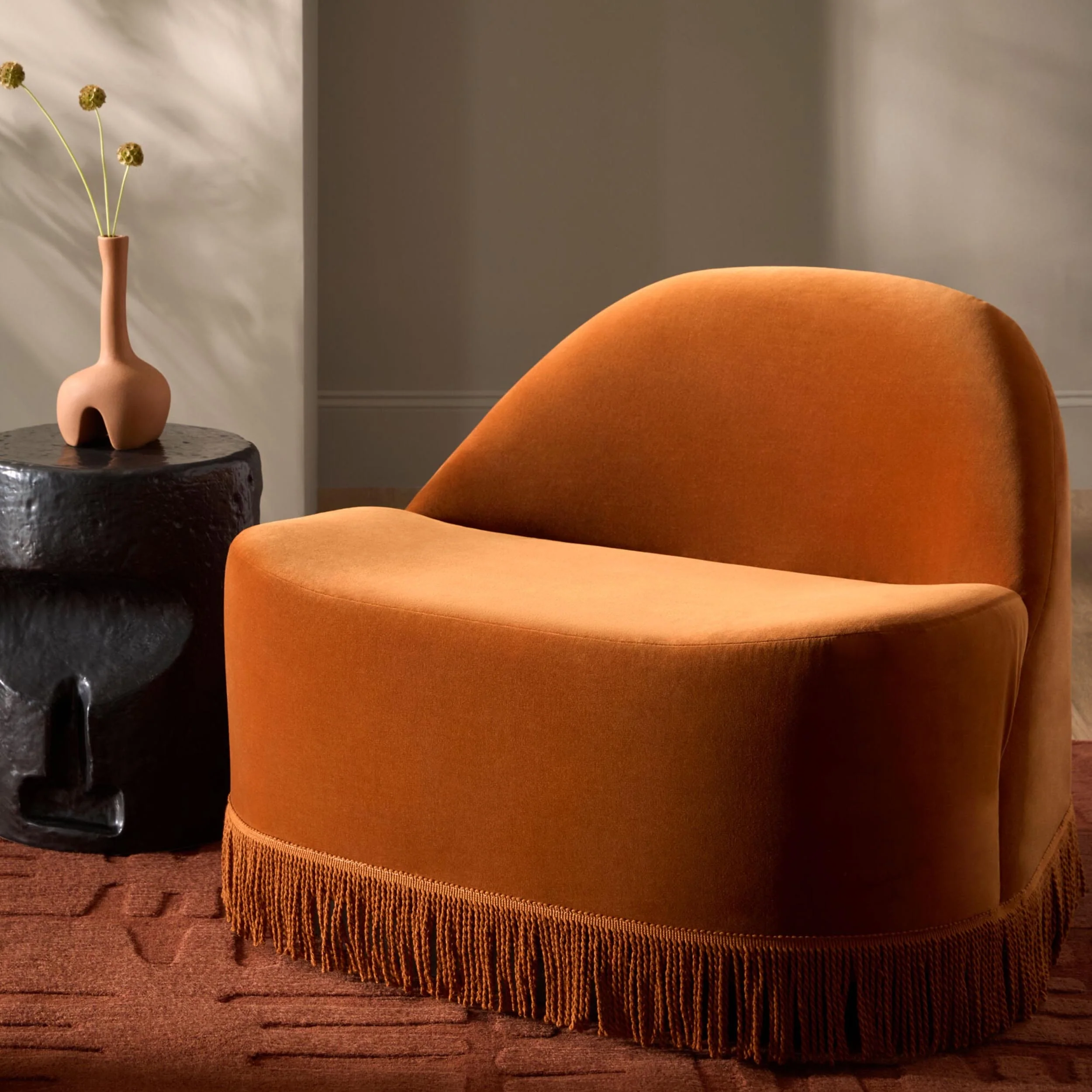 Nomade Chair, Burnt Orange - Image 3
