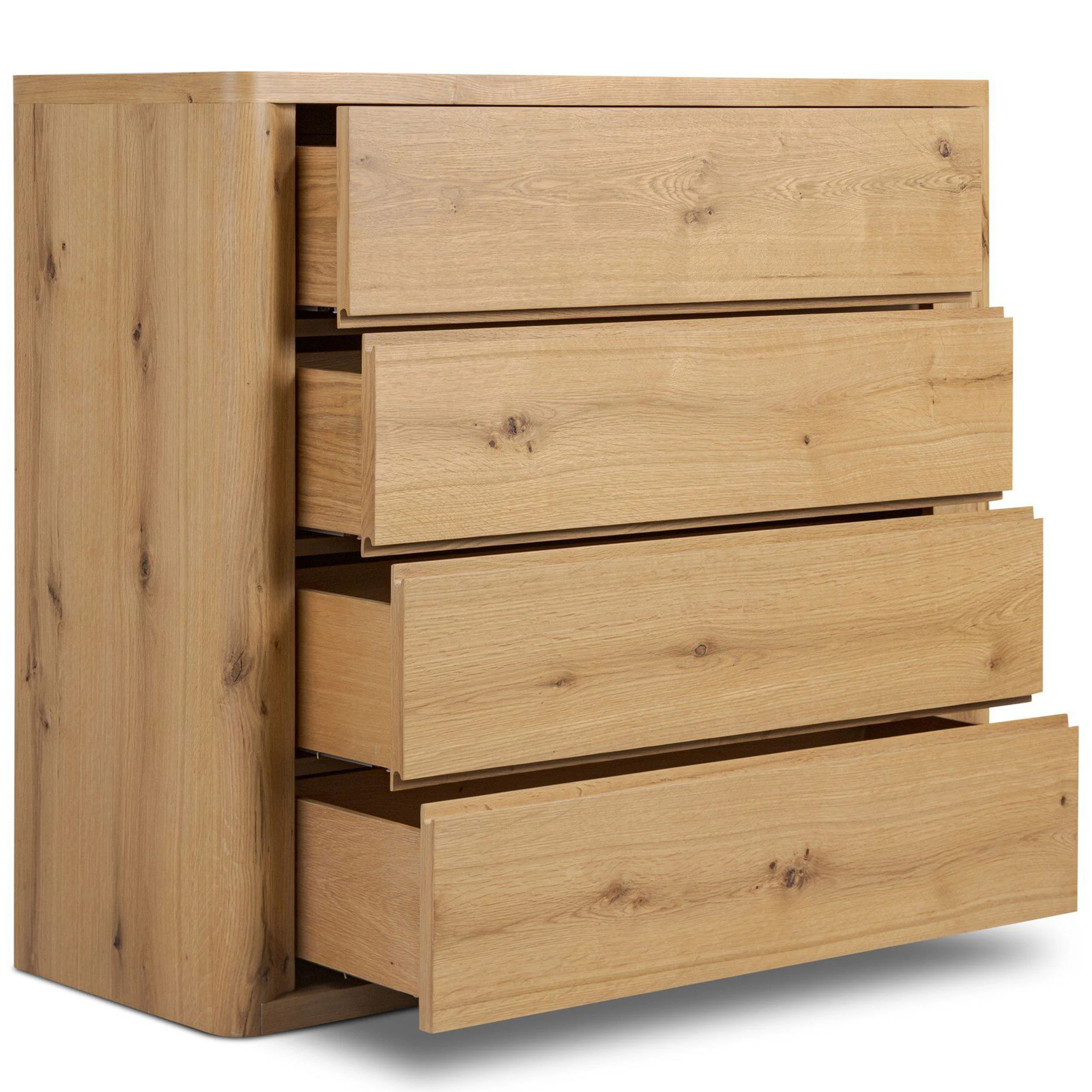 Novella 4 Drawer Dresser, Natural by Four Hands - Image 3